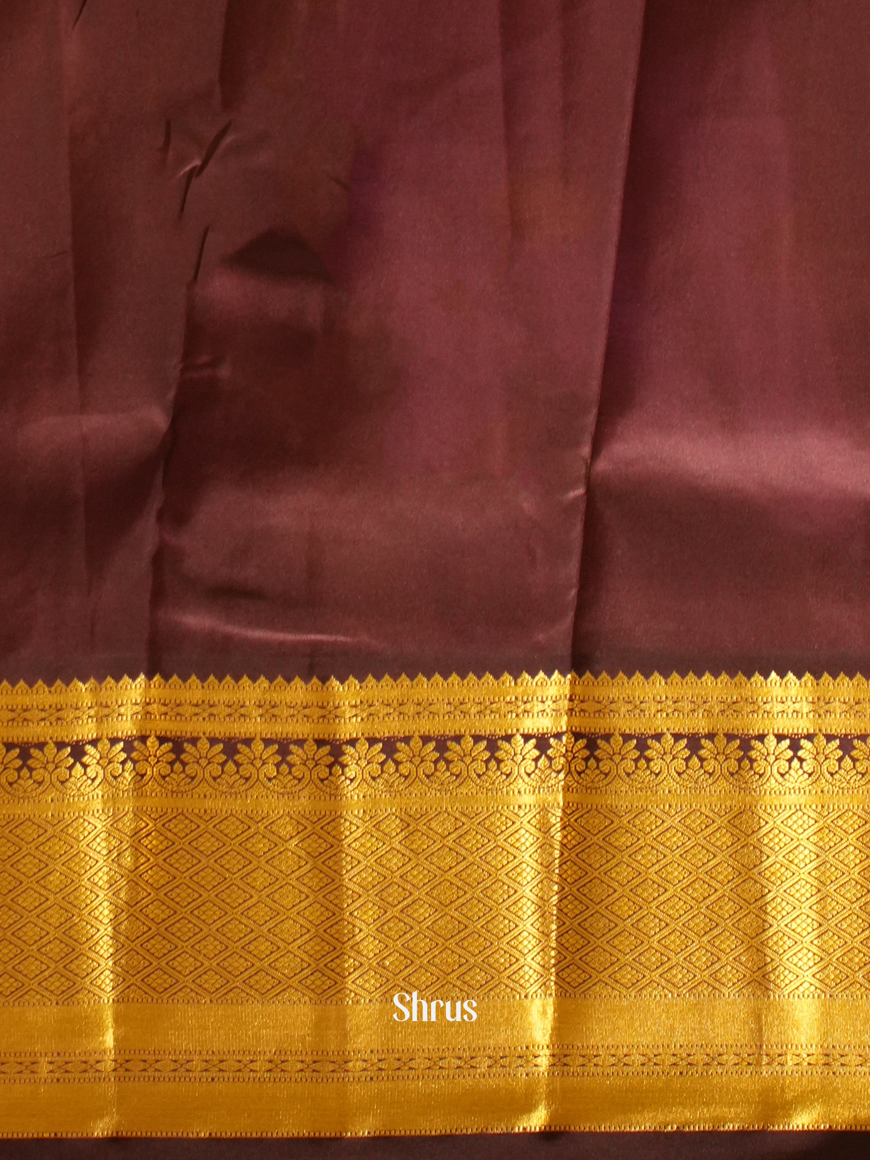 pink and Brown - Korvai Kanchipuram Silk saree