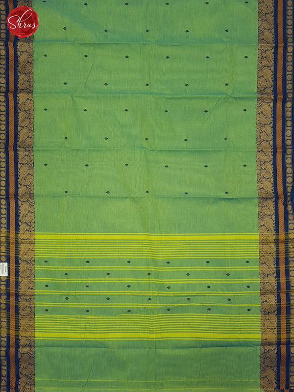 Green & Blue - Chettinadu cotton Saree