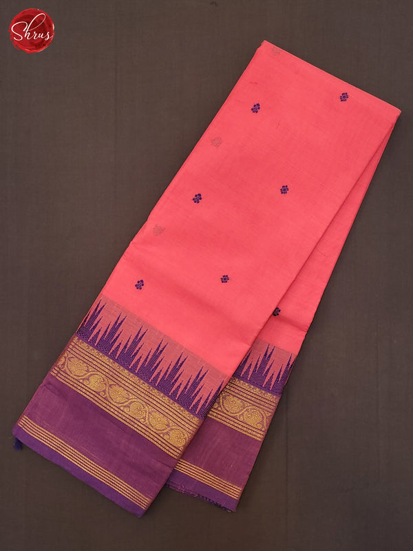 Pink & Purple- Chettinad Cotton Saree