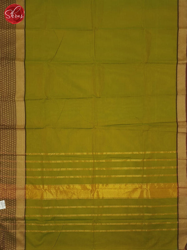 Green & Brown - Chettinadu cotton Saree