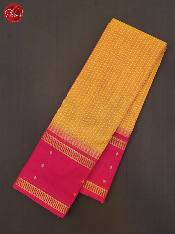 Yellow & Pink - Chettinad Cotton Saree