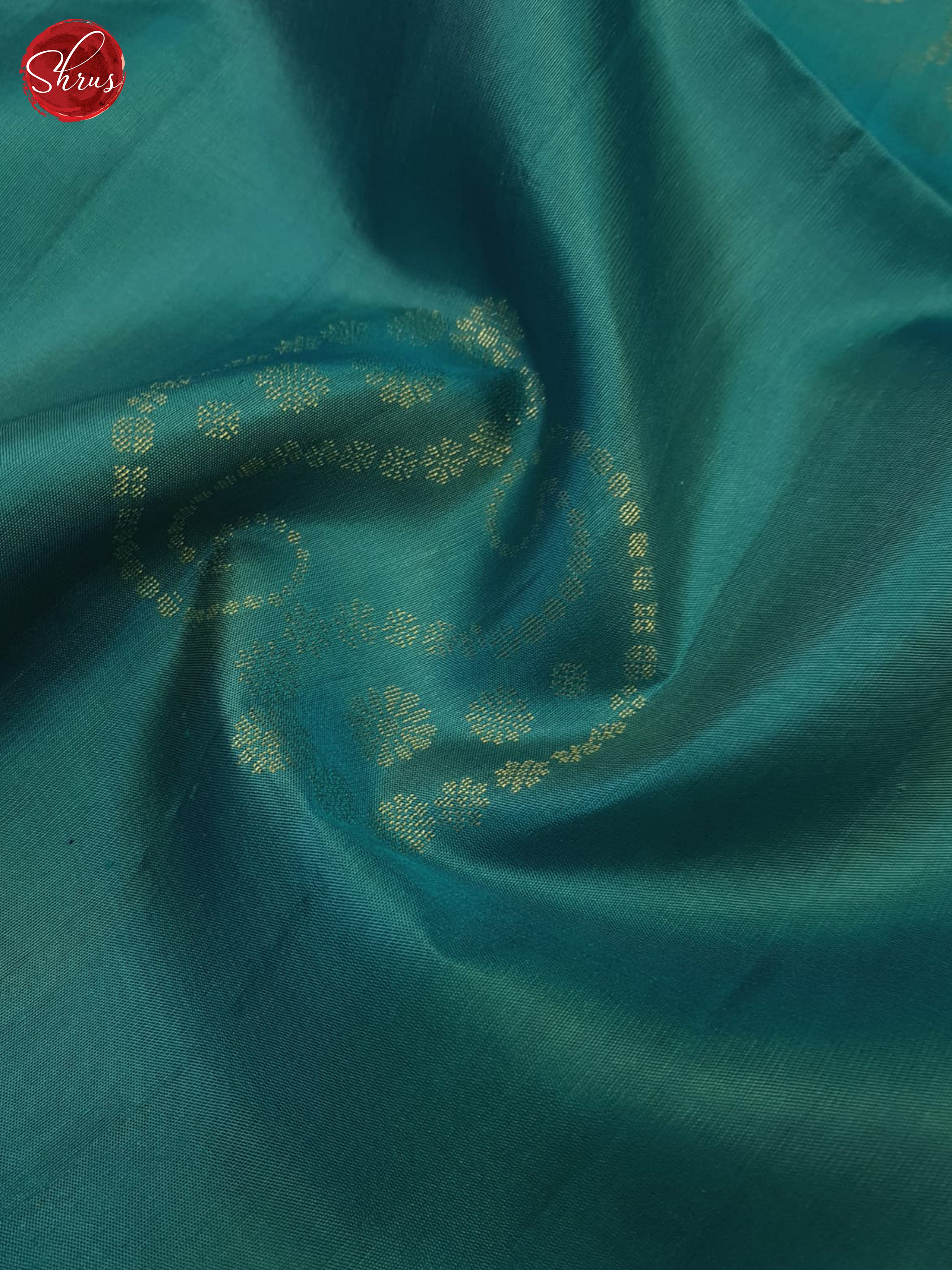 Teal Green & Purple - Soft Silk Saree - Shop on ShrusEternity.com