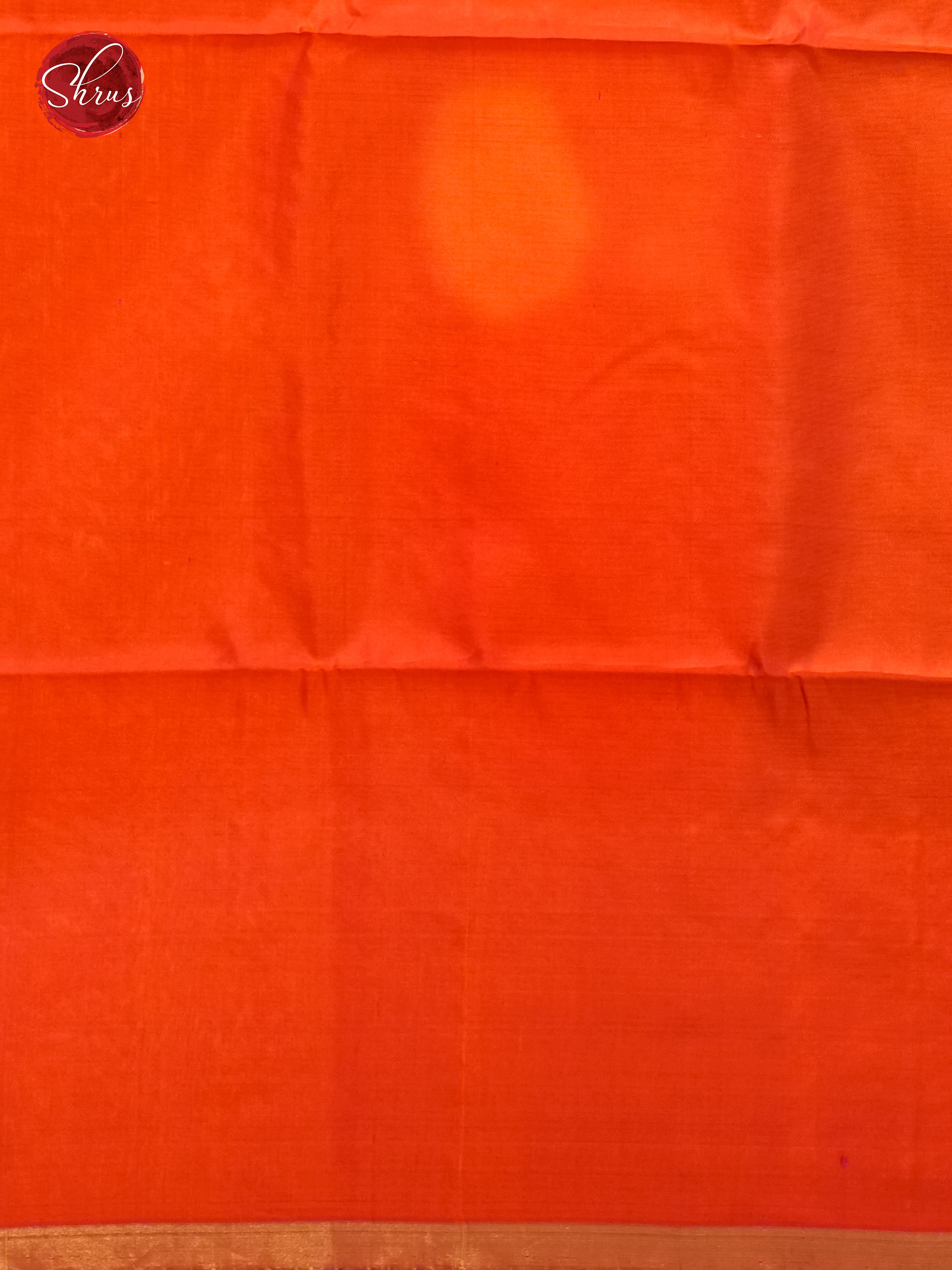 Maroon & Orange - Soft Silk Saree - Shop on ShrusEternity.com