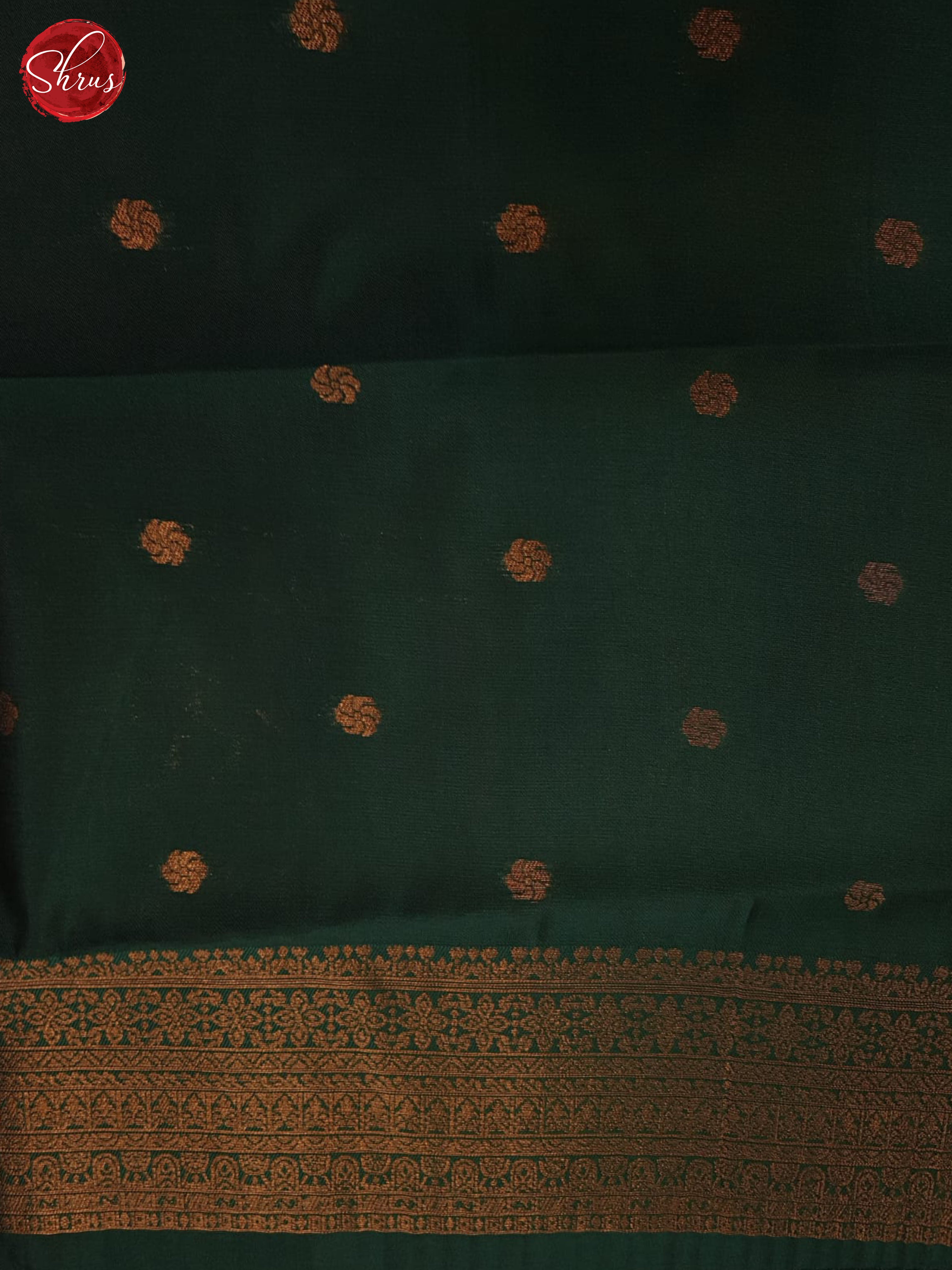 Pink & Green - Semi Kanchipuram Saree - Shop on ShrusEternity.com