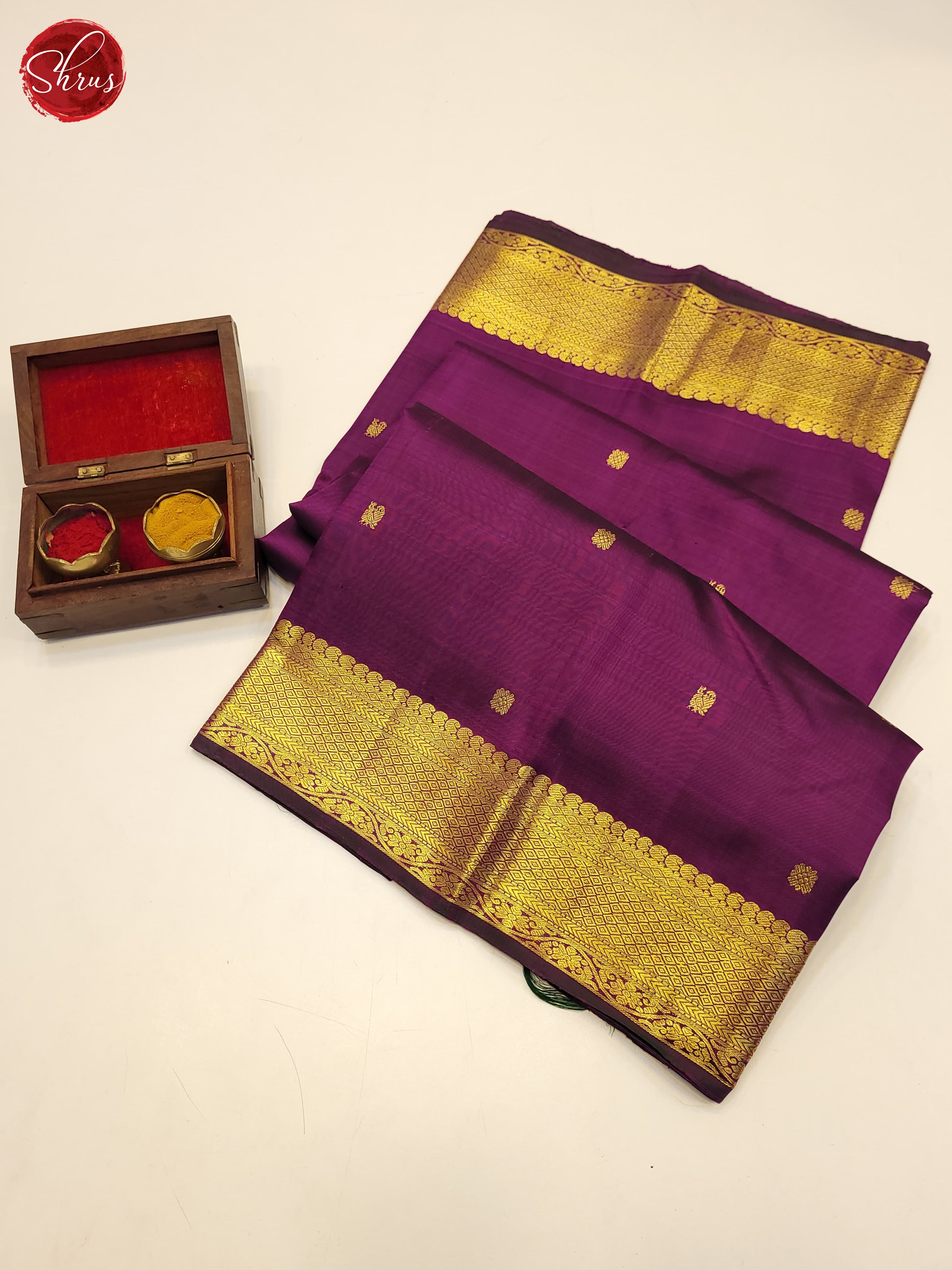 BJS04025 - Kanchipuram silk Saree - Shop on ShrusEternity.com