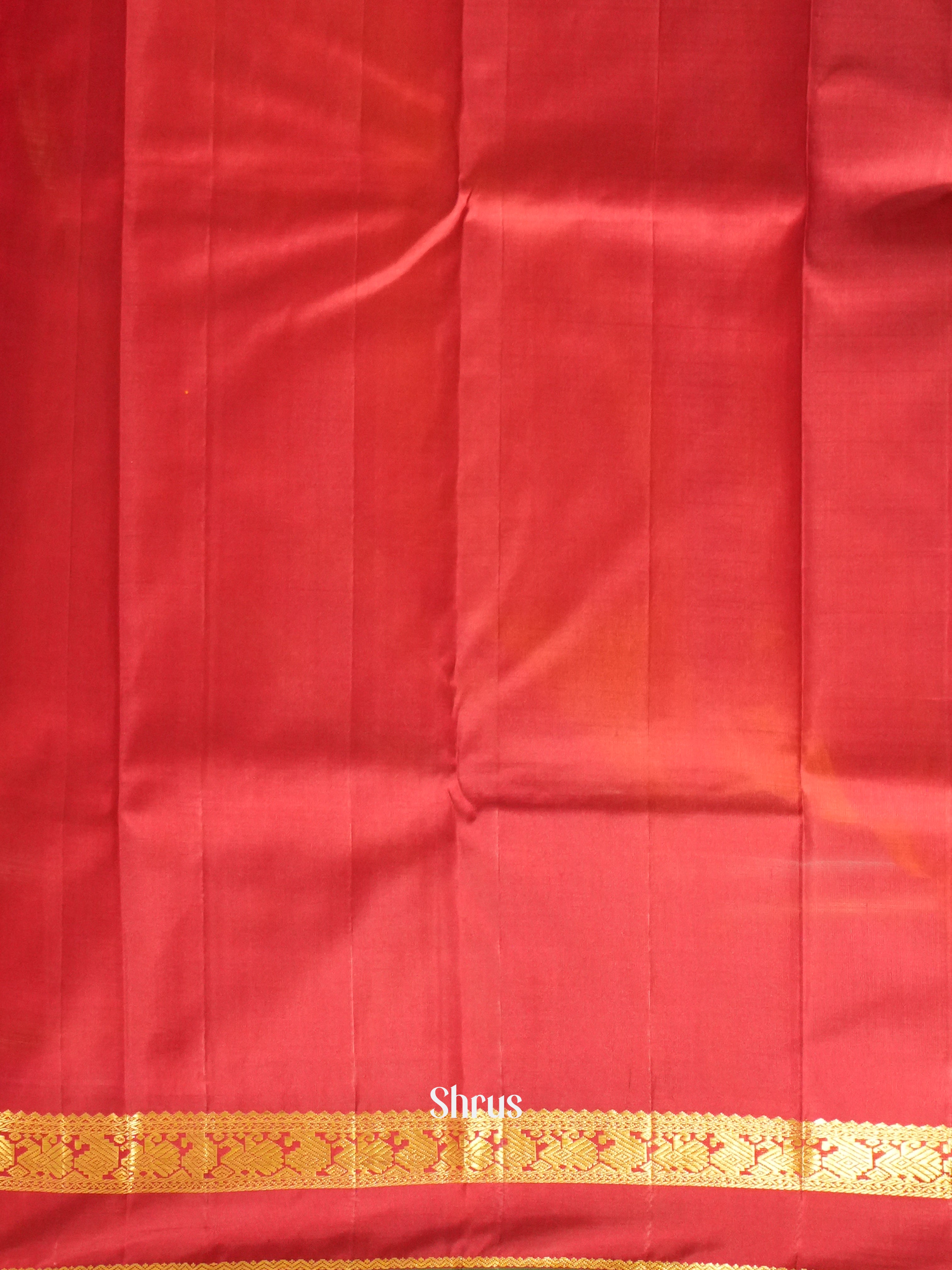 Yellow And Red - Korvai Kanchipuram Silk Saree