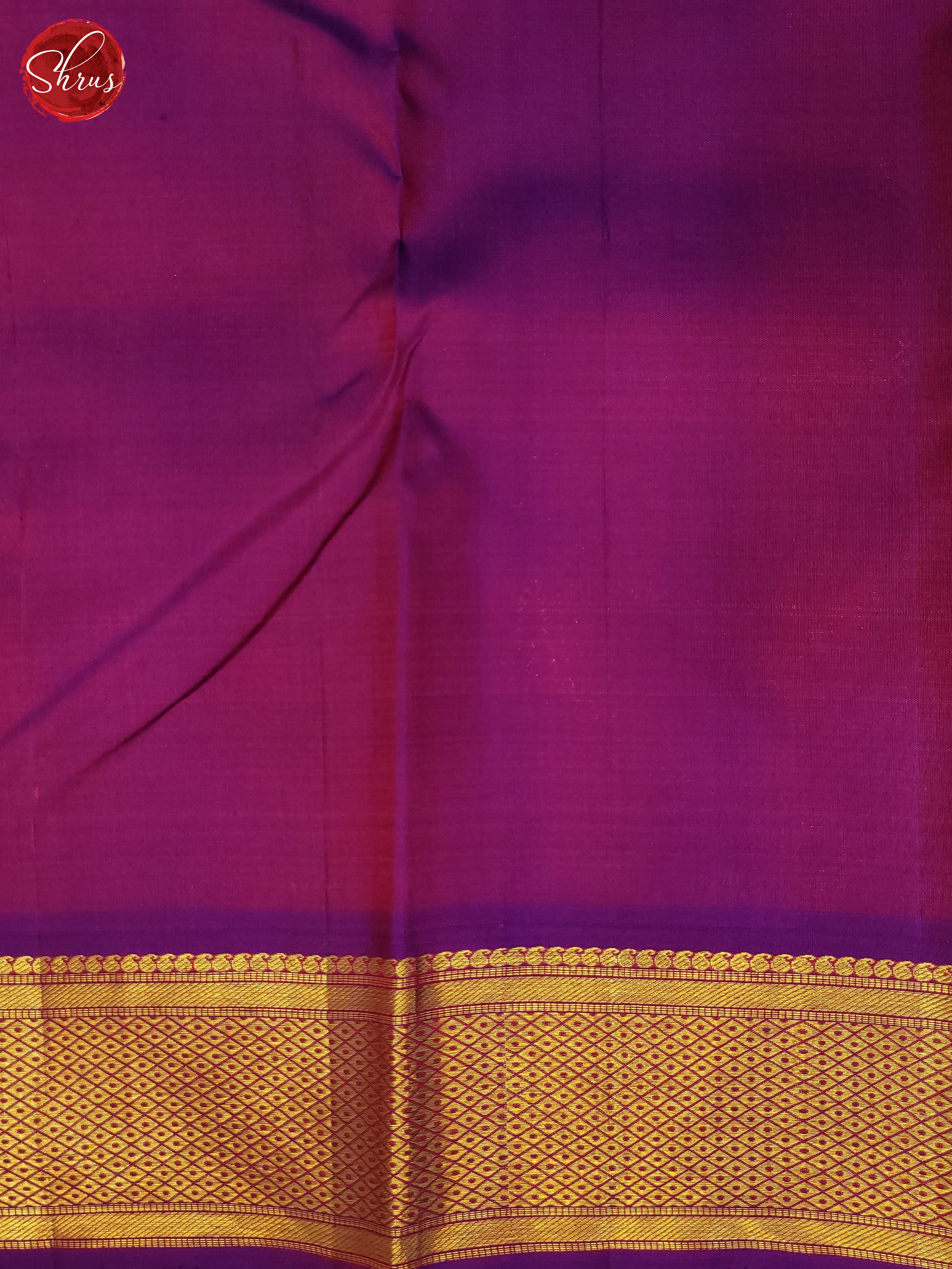 Green and Purple-Kanchipuram Silk Saree - Shop on ShrusEternity.com