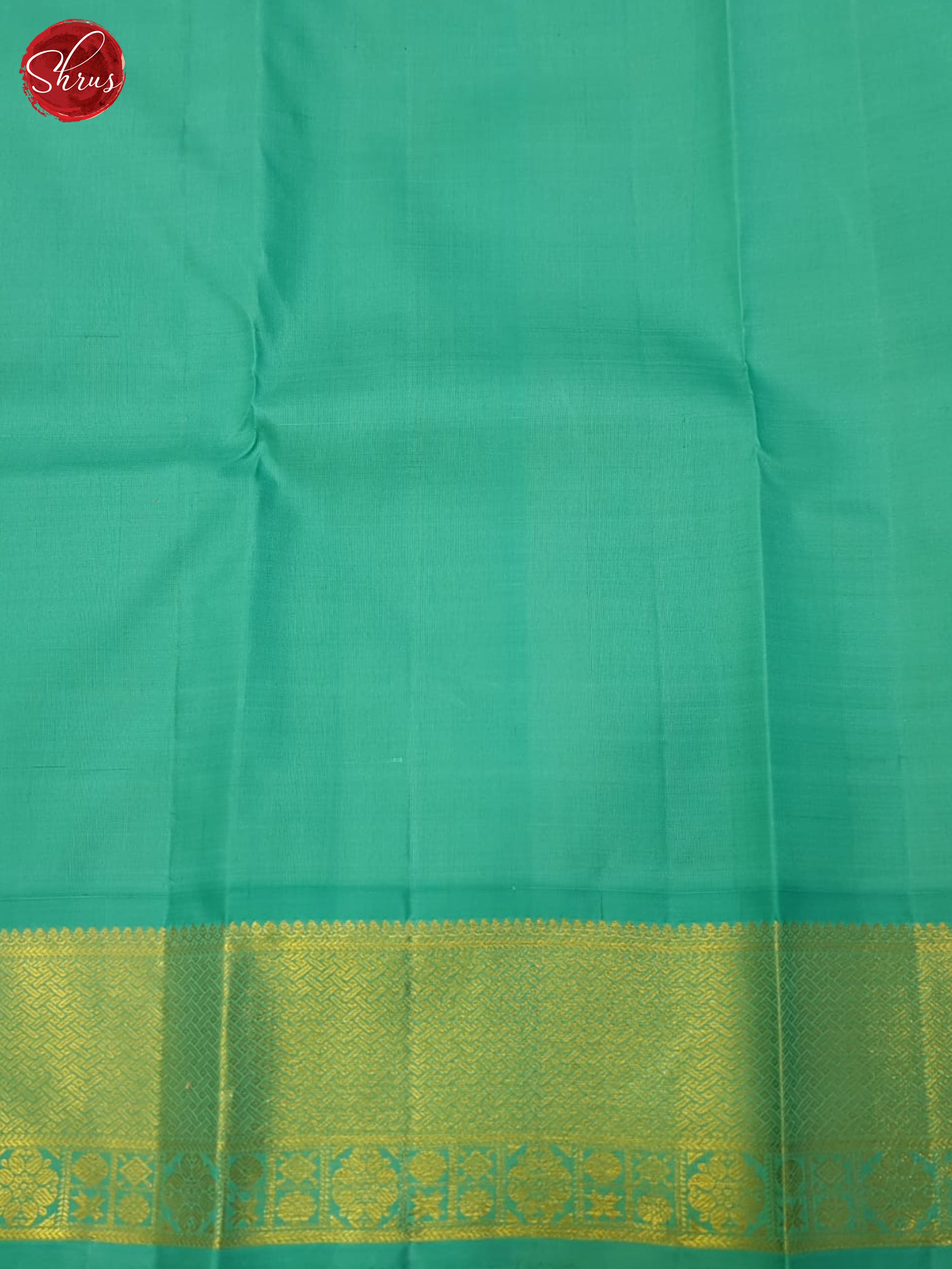 Blue And Teal Green-Kanchipuram Silk Saree - Shop on ShrusEternity.com