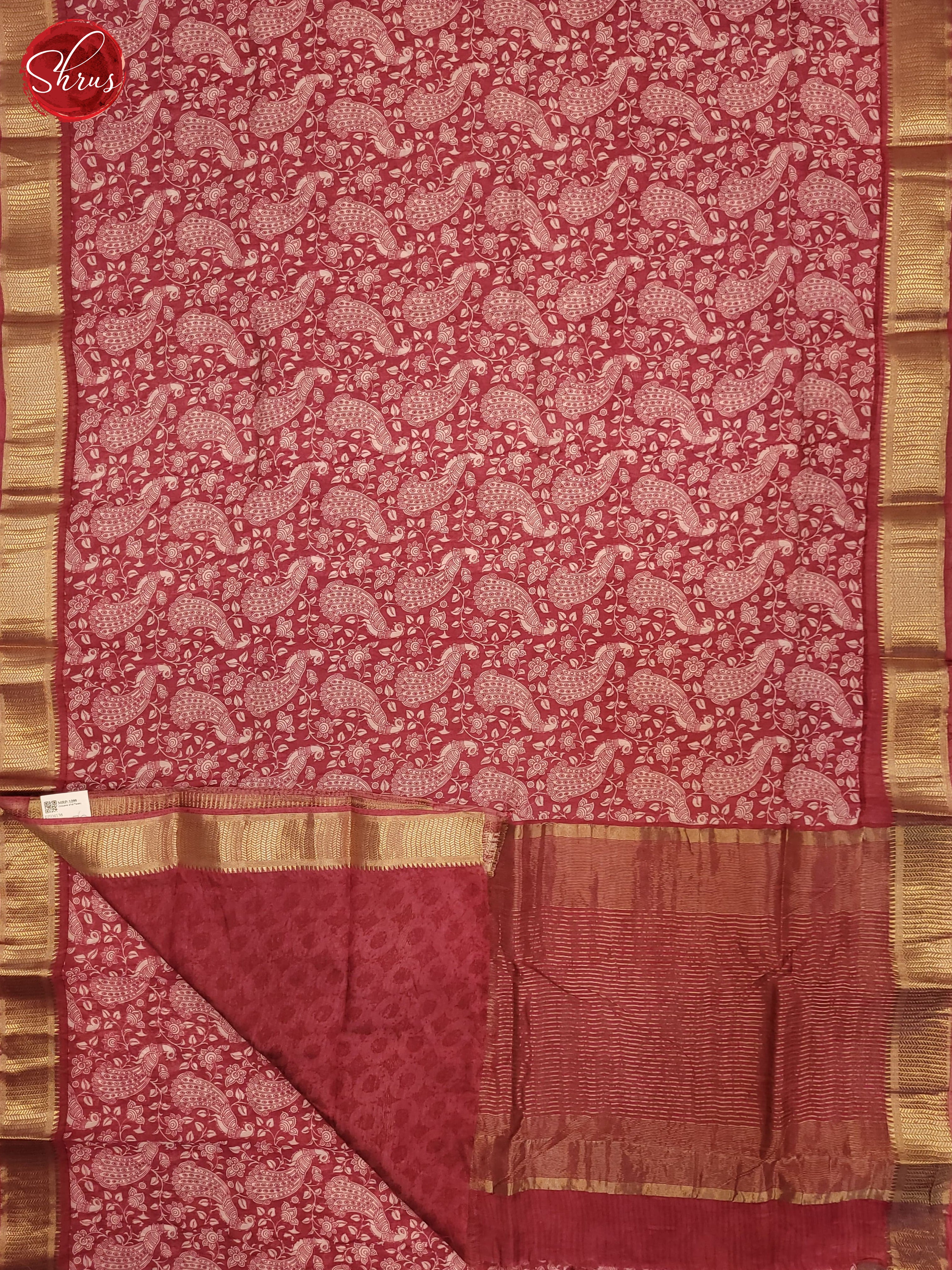 Pink(Single Tone) - Art Modal Saree - Shop on ShrusEternity.com