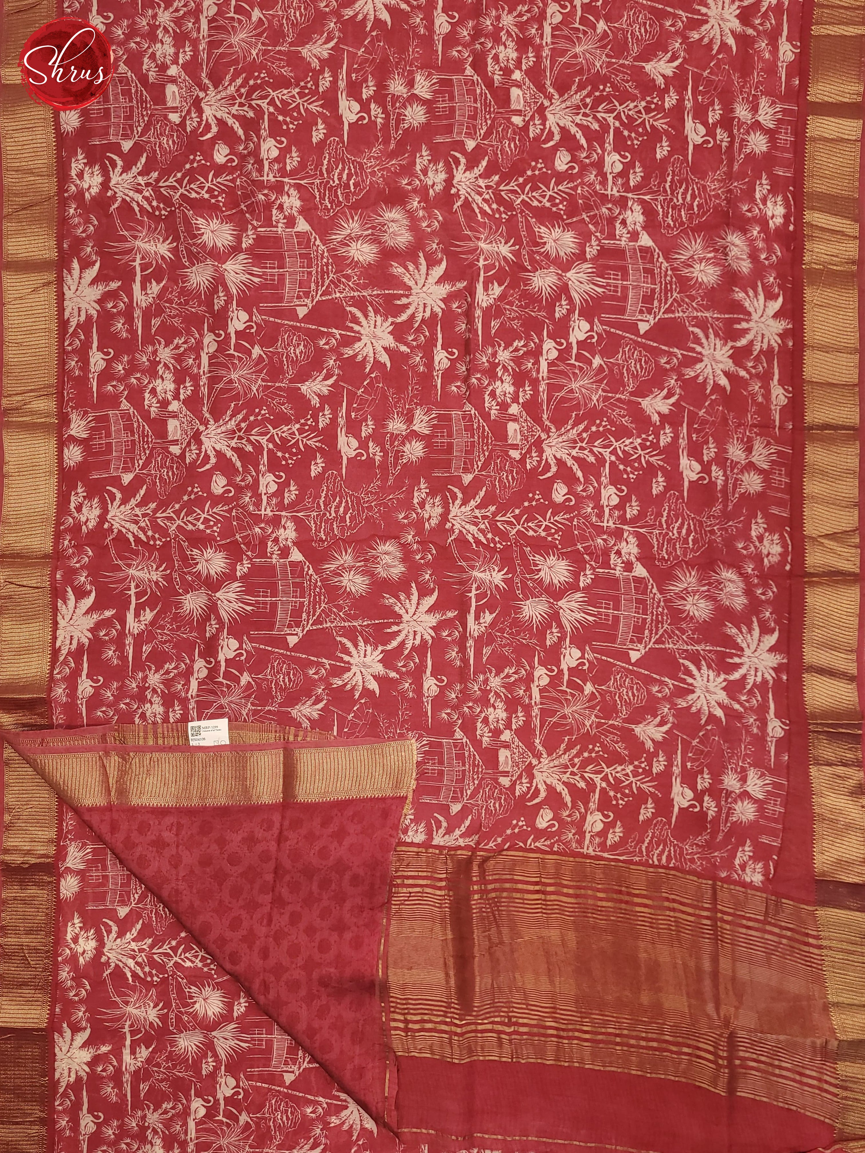 Pink(Single tone) - Art Modal Saree - Shop on ShrusEternity.com