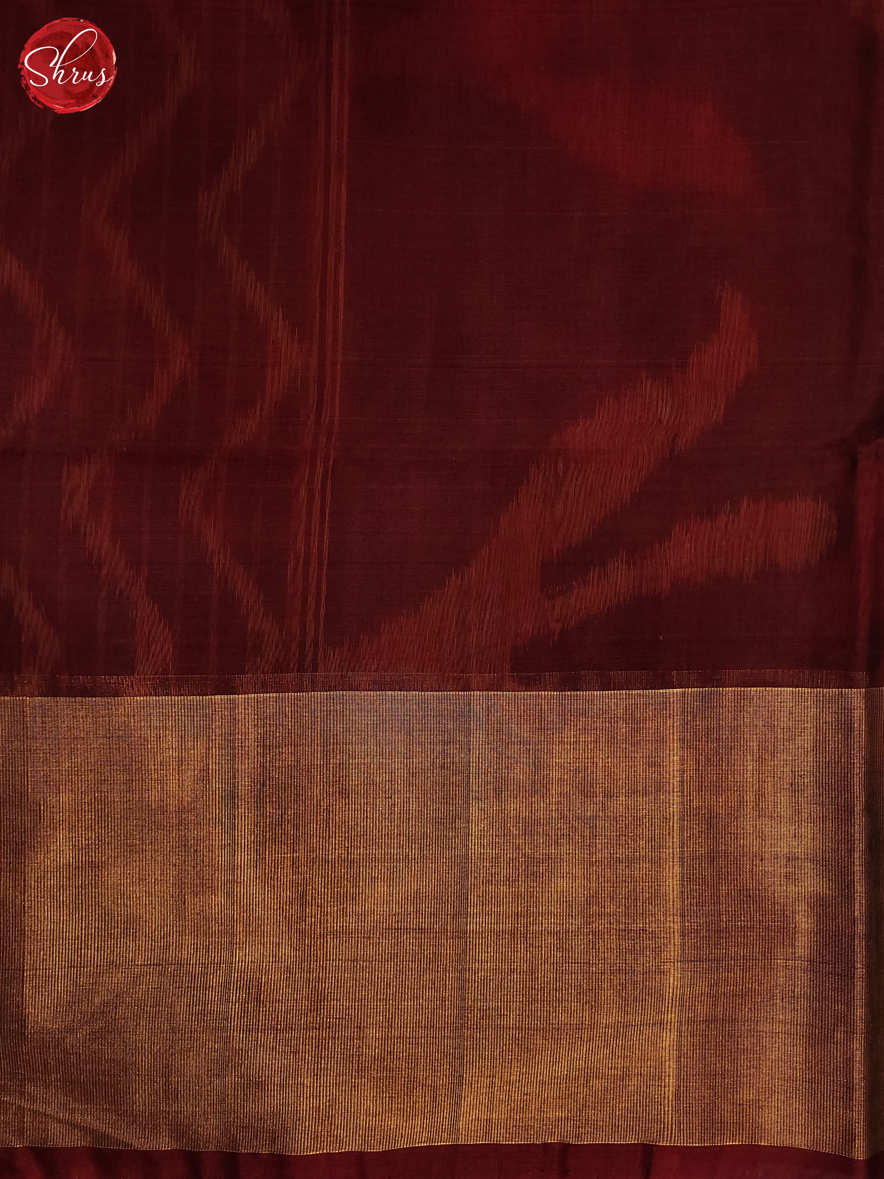 Blue   & Maroon - Pochampally sico Saree - Shop on ShrusEternity.com