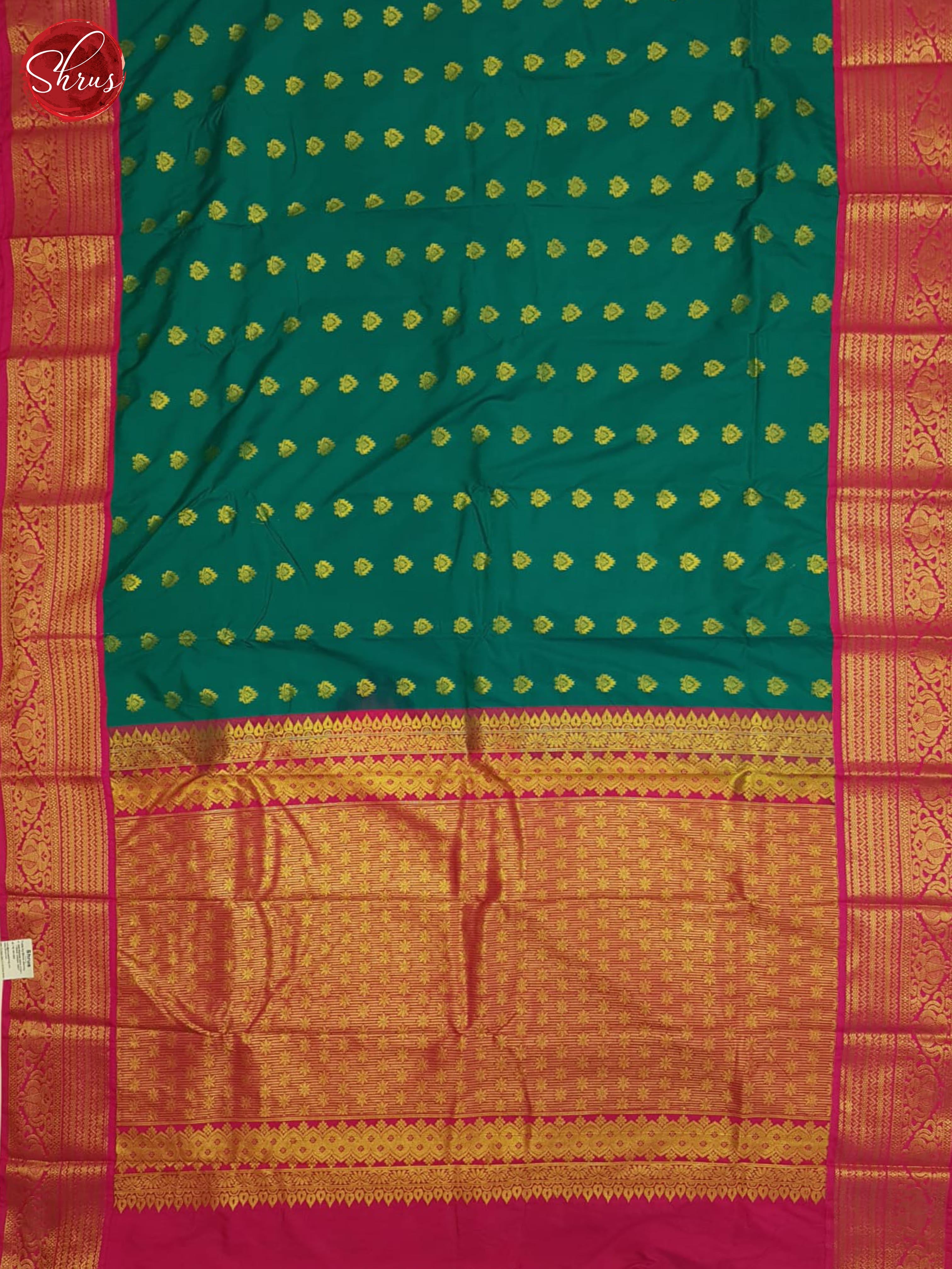 BJS05086 -Semi Kanchipuram Saree - Shop on ShrusEternity.com