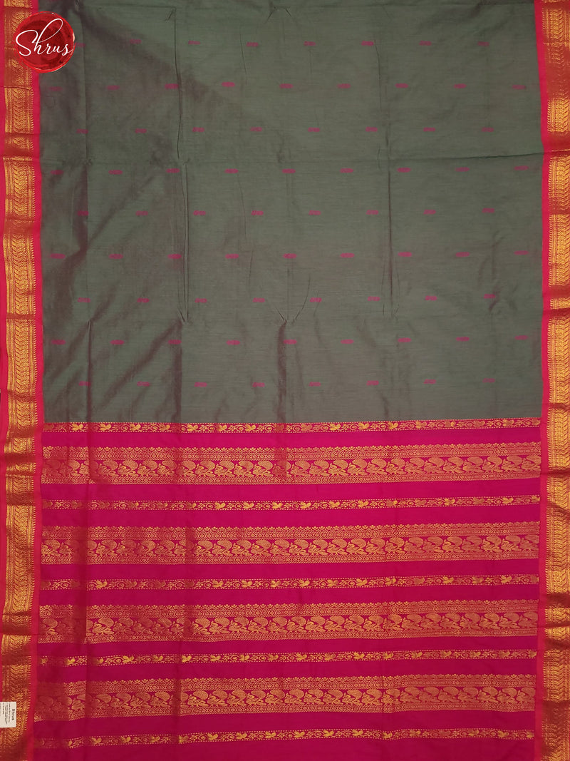 Kalyani cotton saree pink and green with zari woven buttas and zari wo –  Cherrypick
