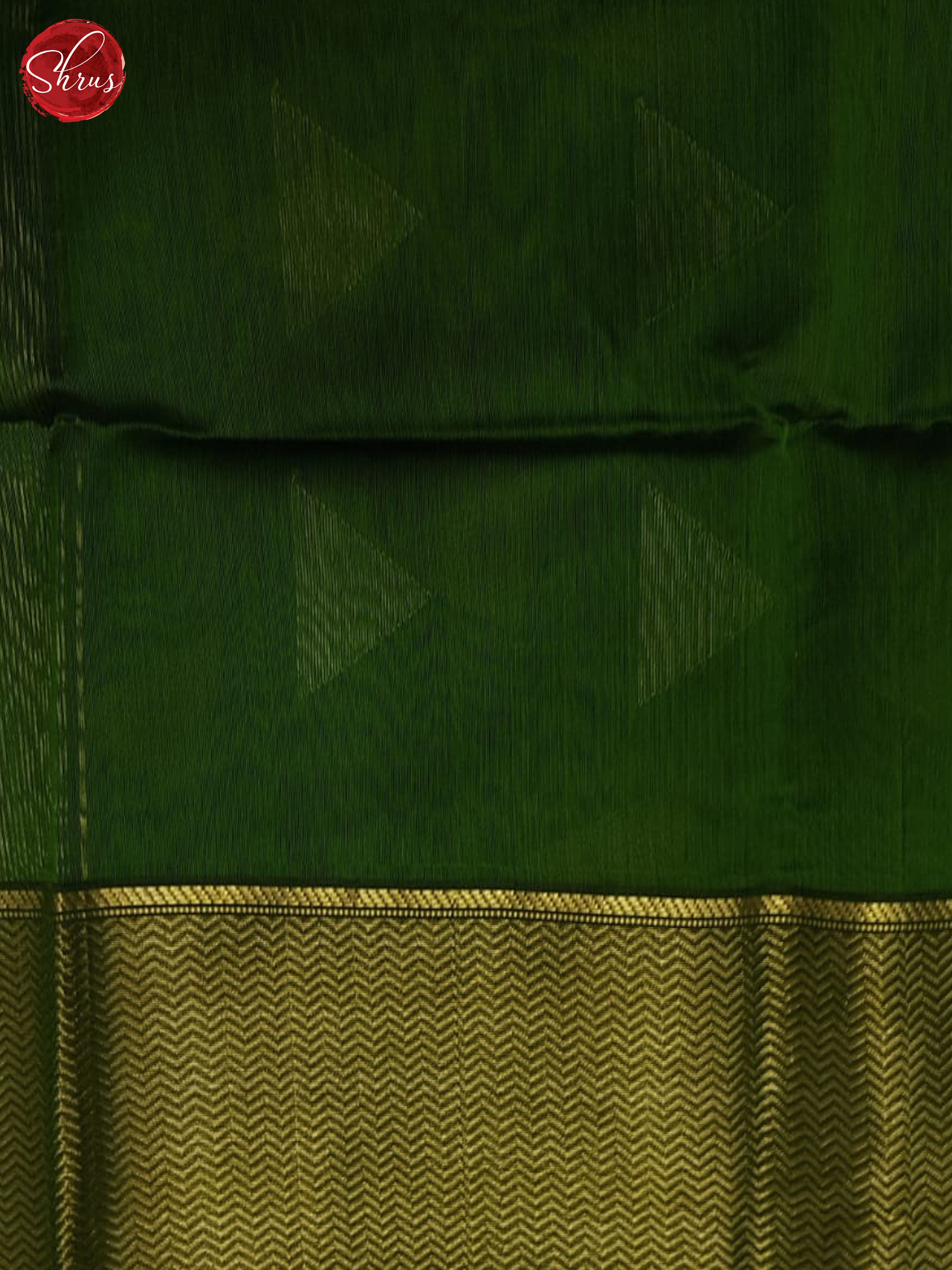 Green(Single Tone) - Maheshwari silkcotton Saree - Shop on ShrusEternity.com