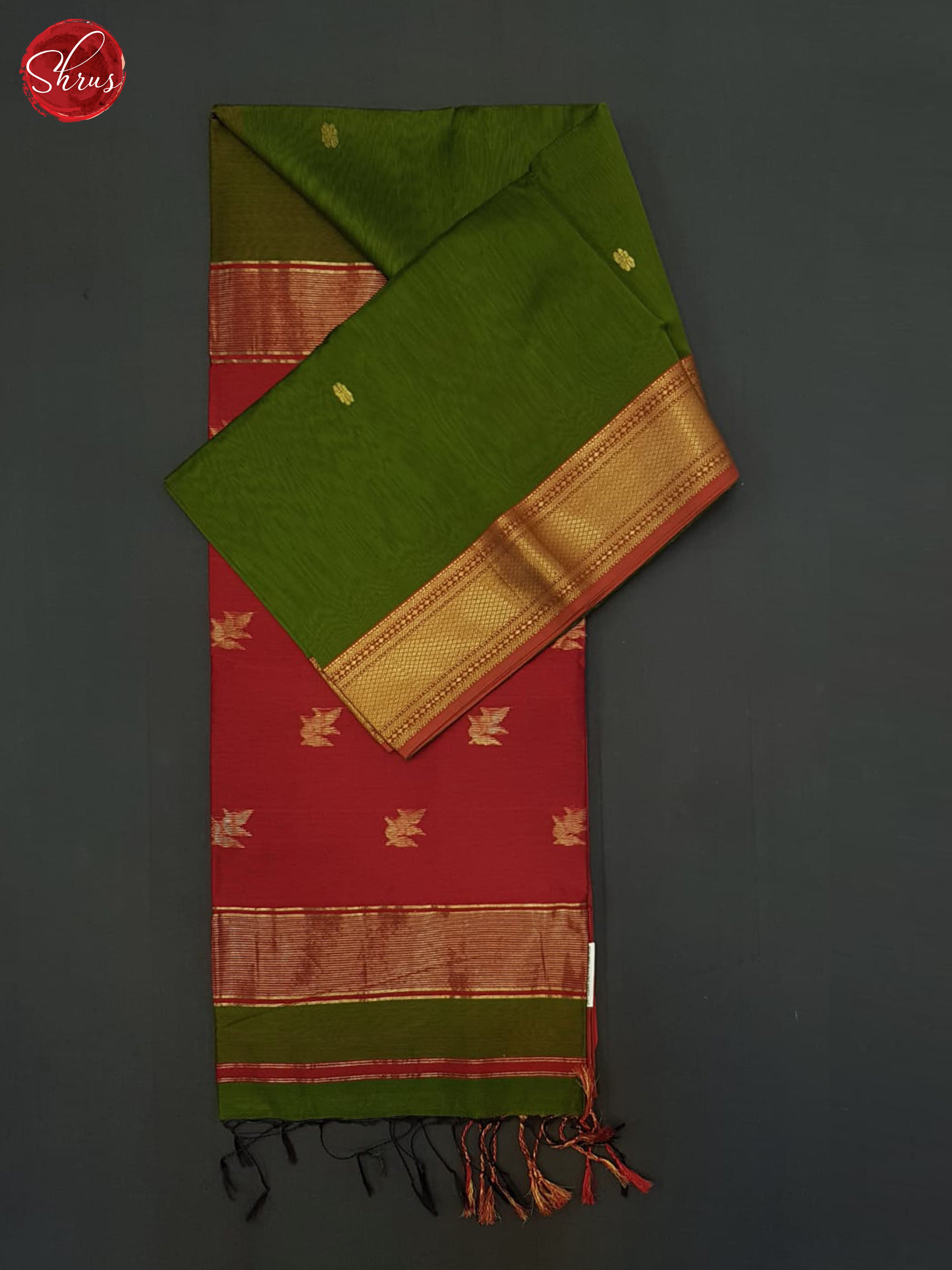 BJS06683 - Maheshwari silkcotton Saree - Shop on ShrusEternity.com