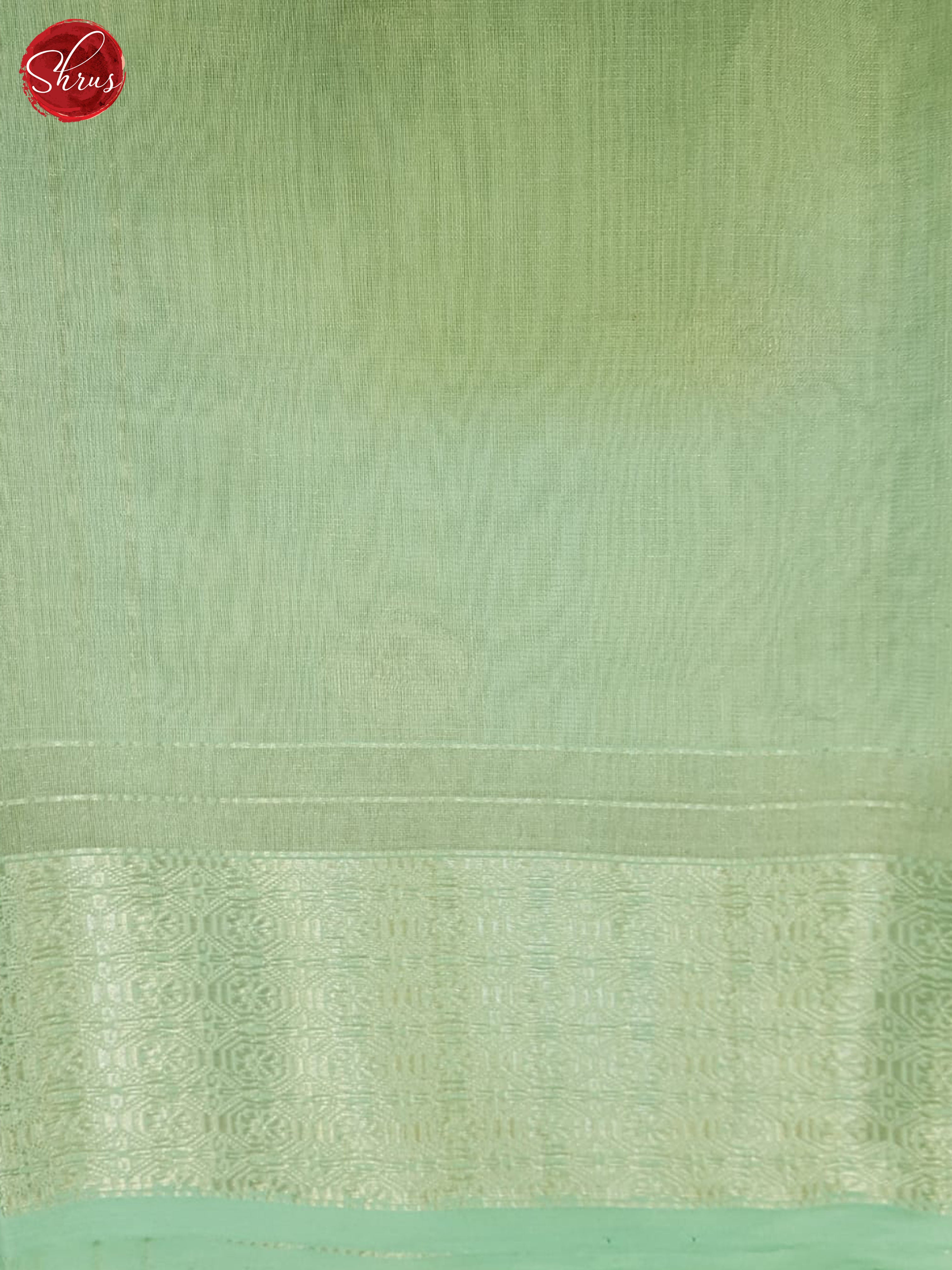 Aqua Green(Single Tone) - Maheshwari silkcotton Saree - Shop on ShrusEternity.com