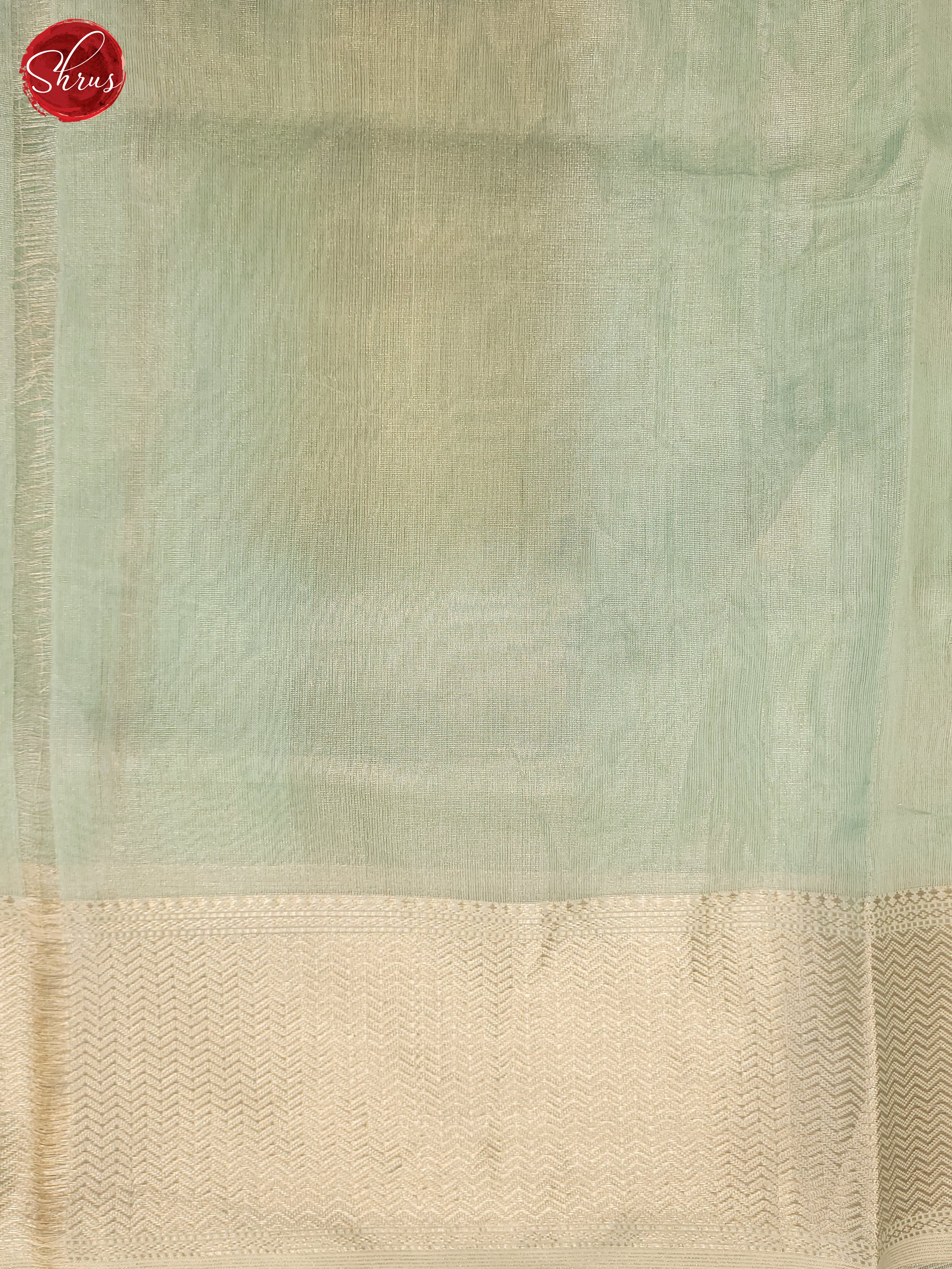 Aqua Blue(Single Tone)- Maheshwari silkcotton Saree - Shop on ShrusEternity.com