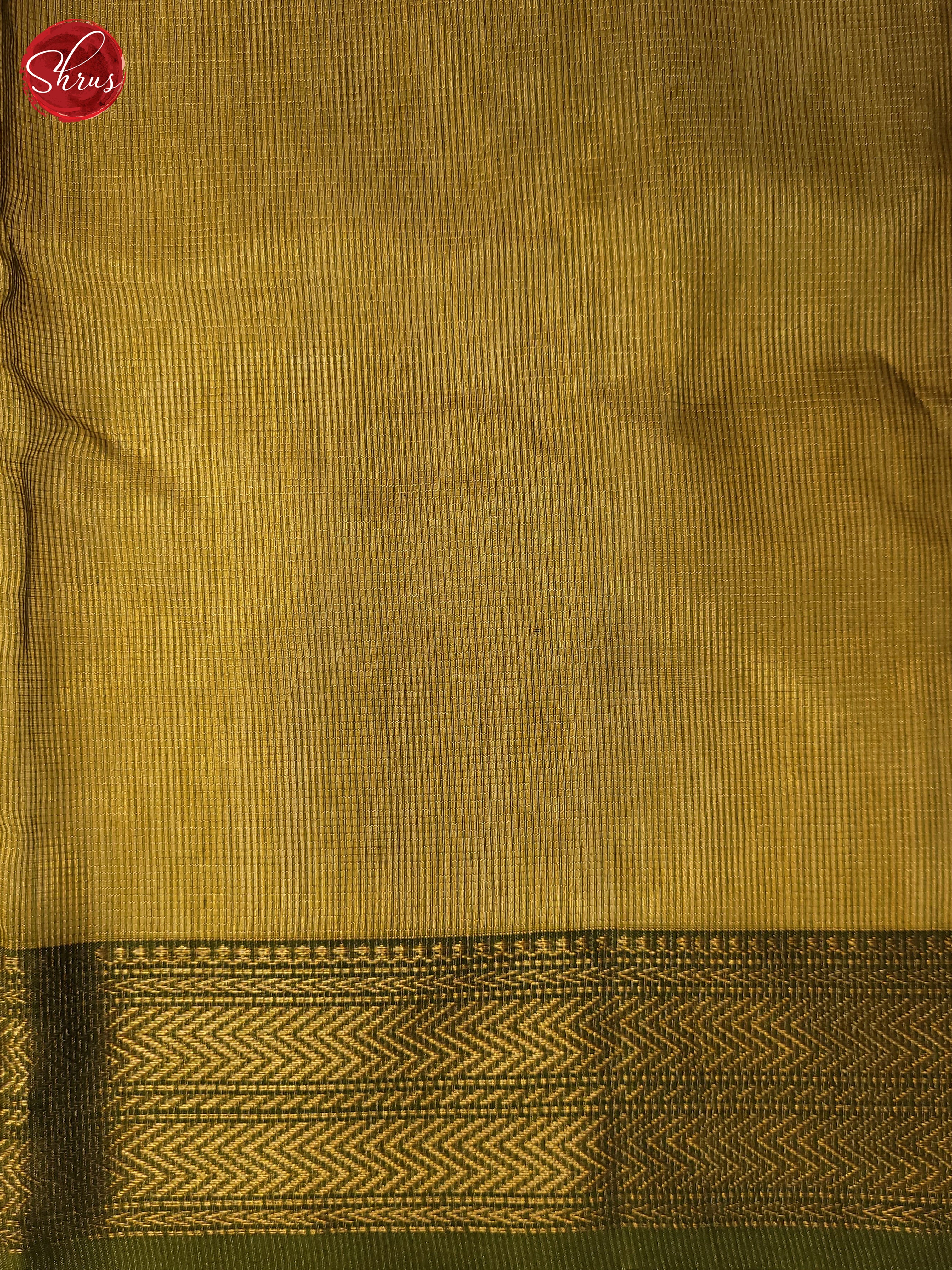 Mustard & Green  - Maheshwari silkcotton Saree - Shop on ShrusEternity.com