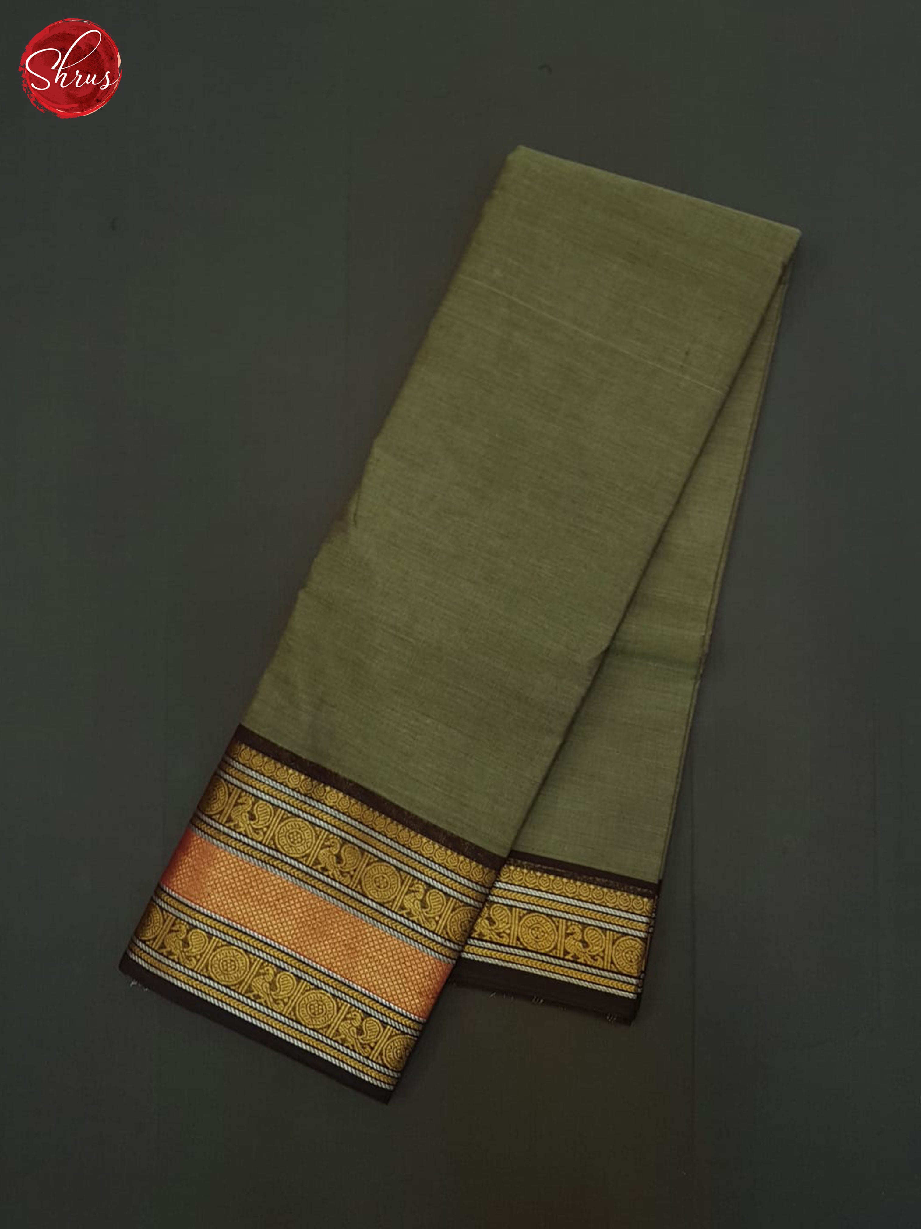 Grey & Black - Chettinad Cotton Saree - Shop on ShrusEternity.com