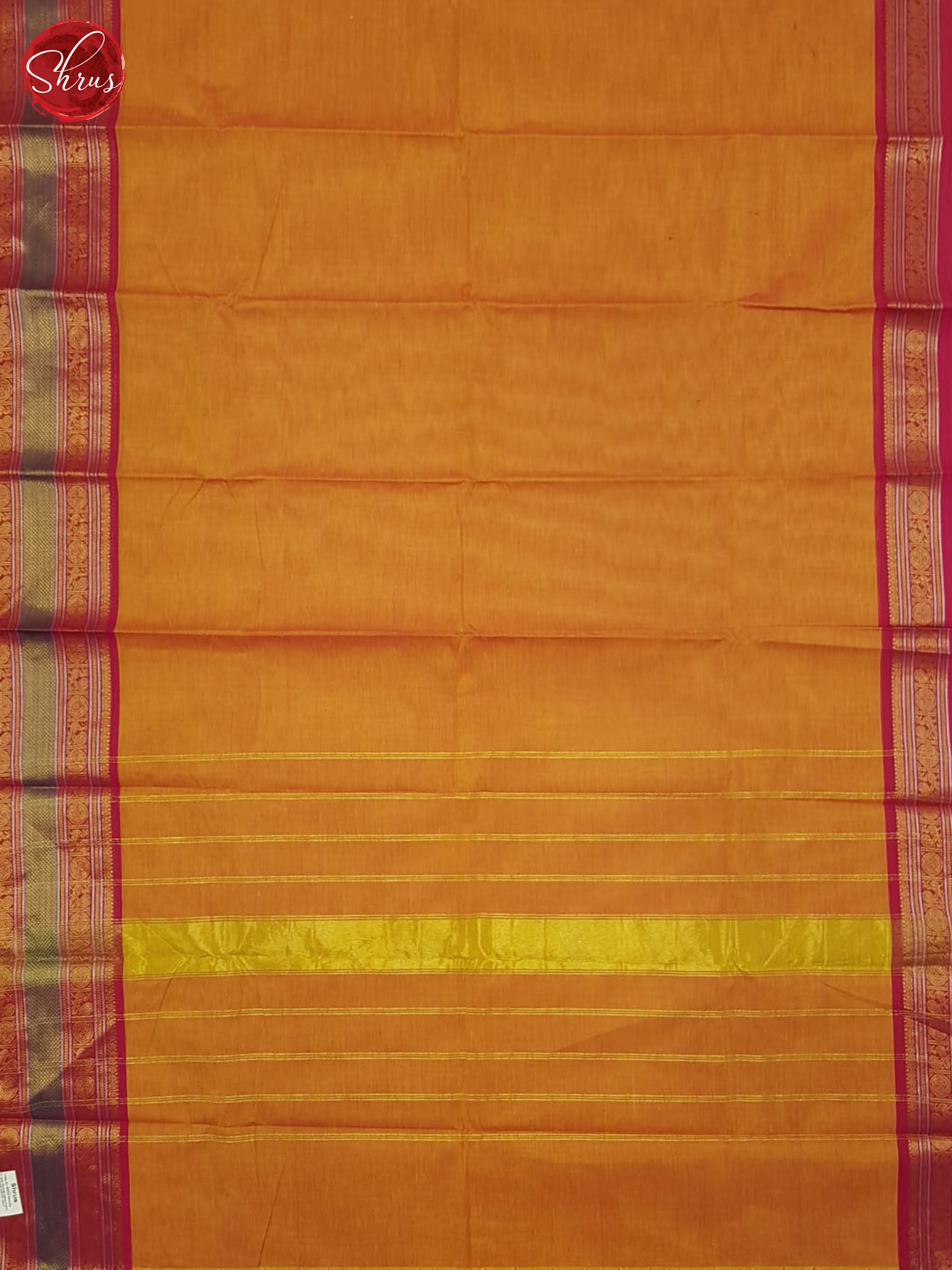 Orange & Pink - Chettinad Cotton Saree - Shop on ShrusEternity.com