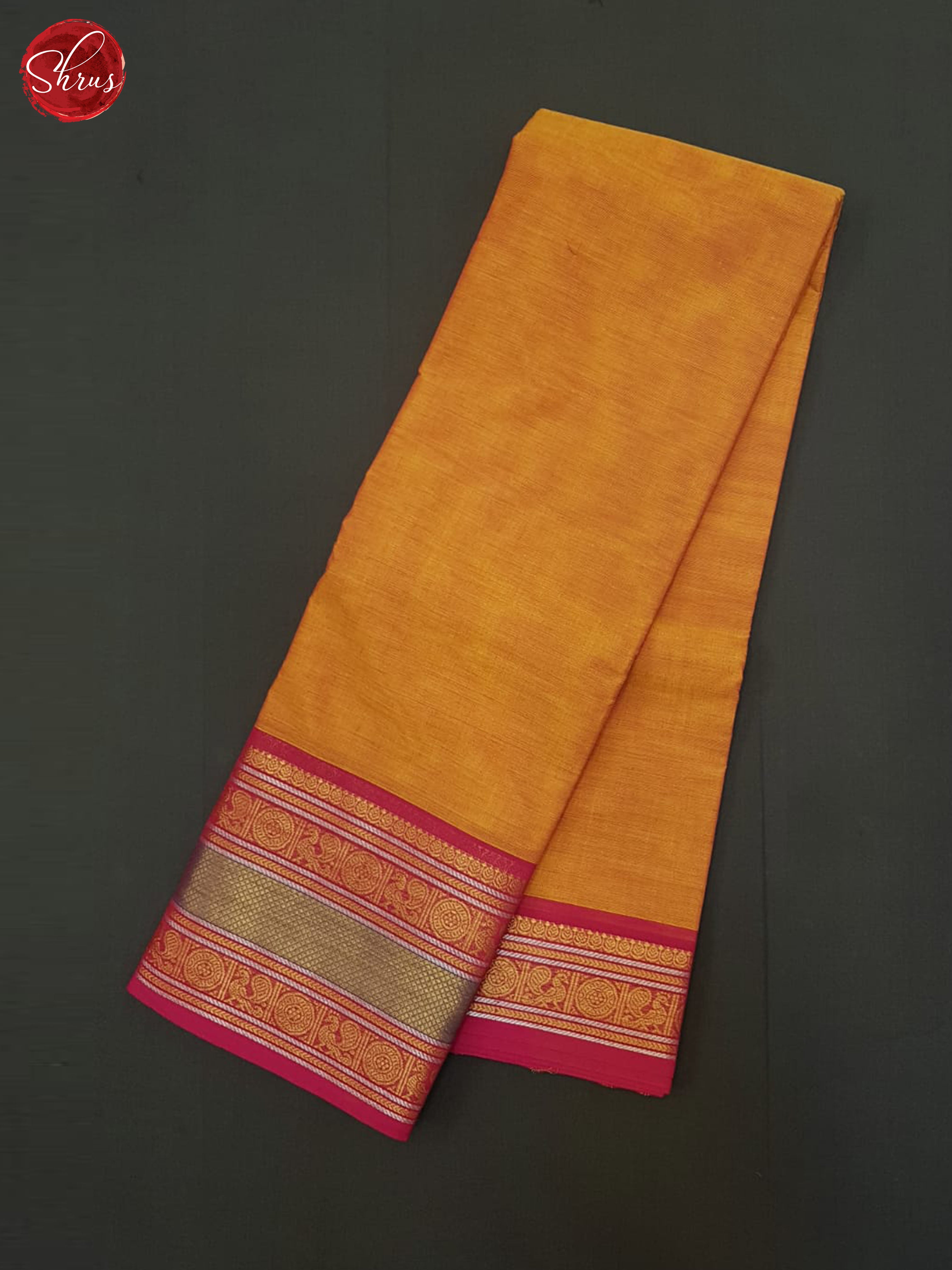 Orange & Pink - Chettinad Cotton Saree - Shop on ShrusEternity.com