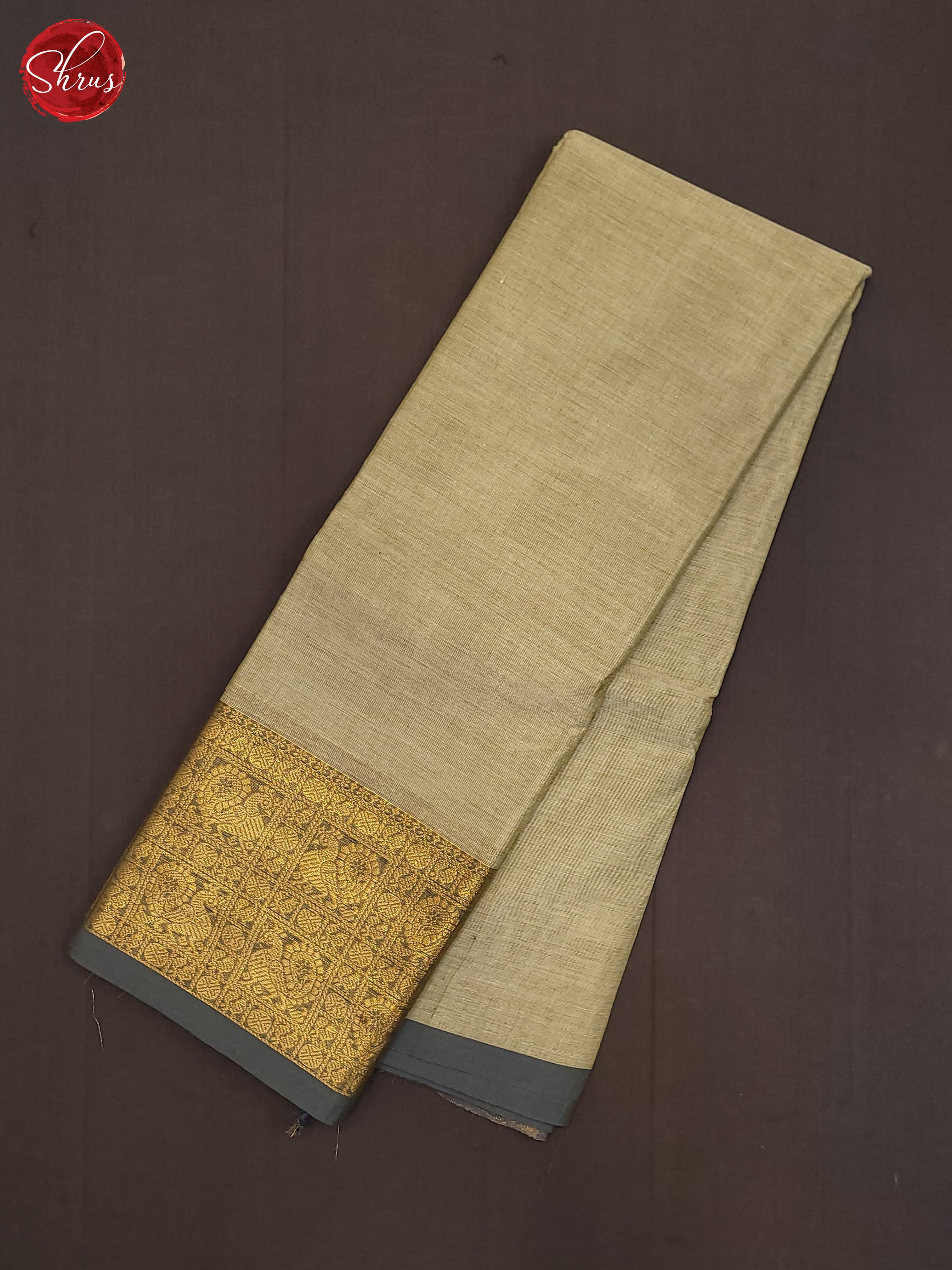 Grey - Chettinad Cotton Saree - Shop on ShrusEternity.com