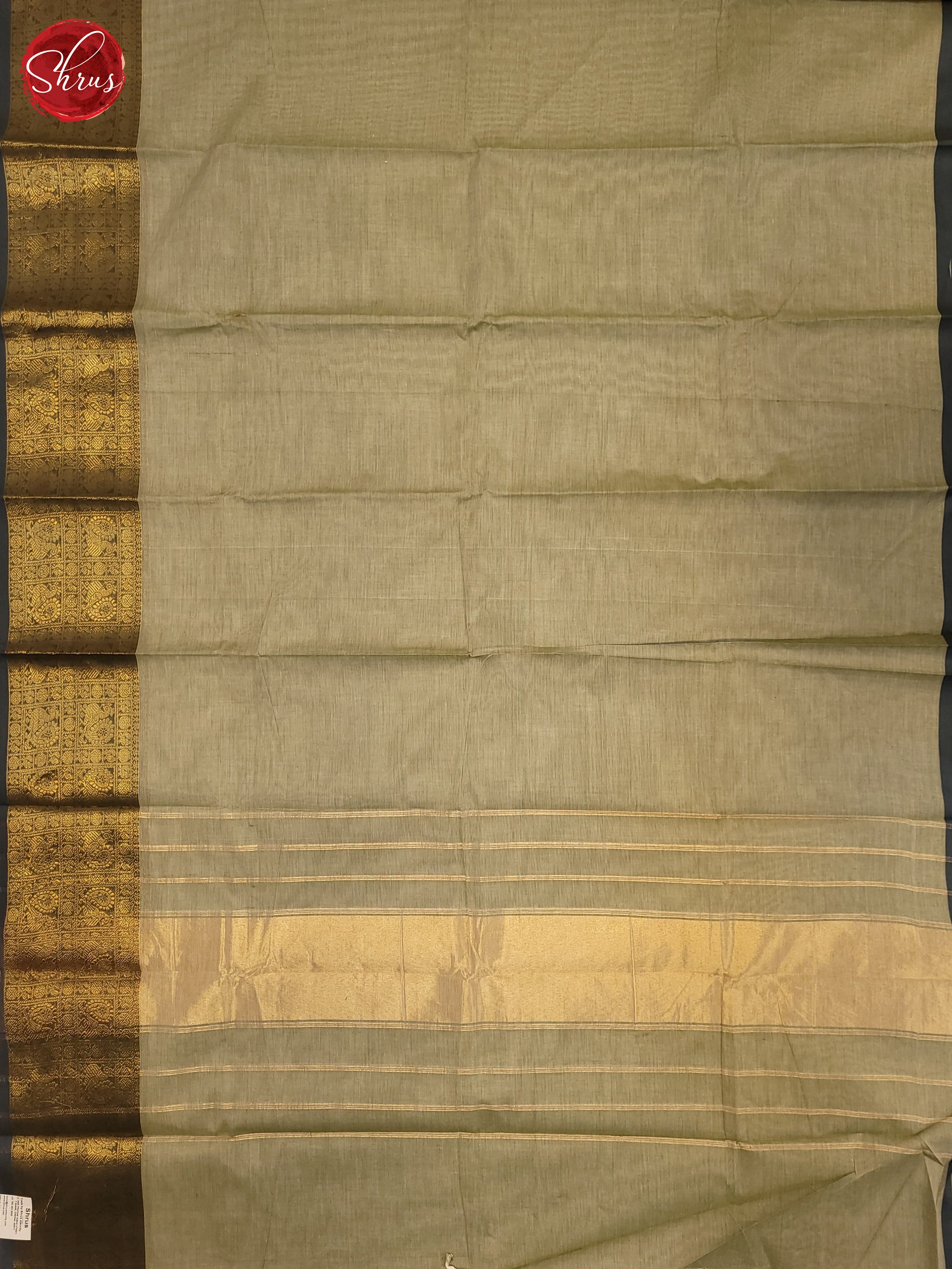 Grey - Chettinad Cotton Saree - Shop on ShrusEternity.com