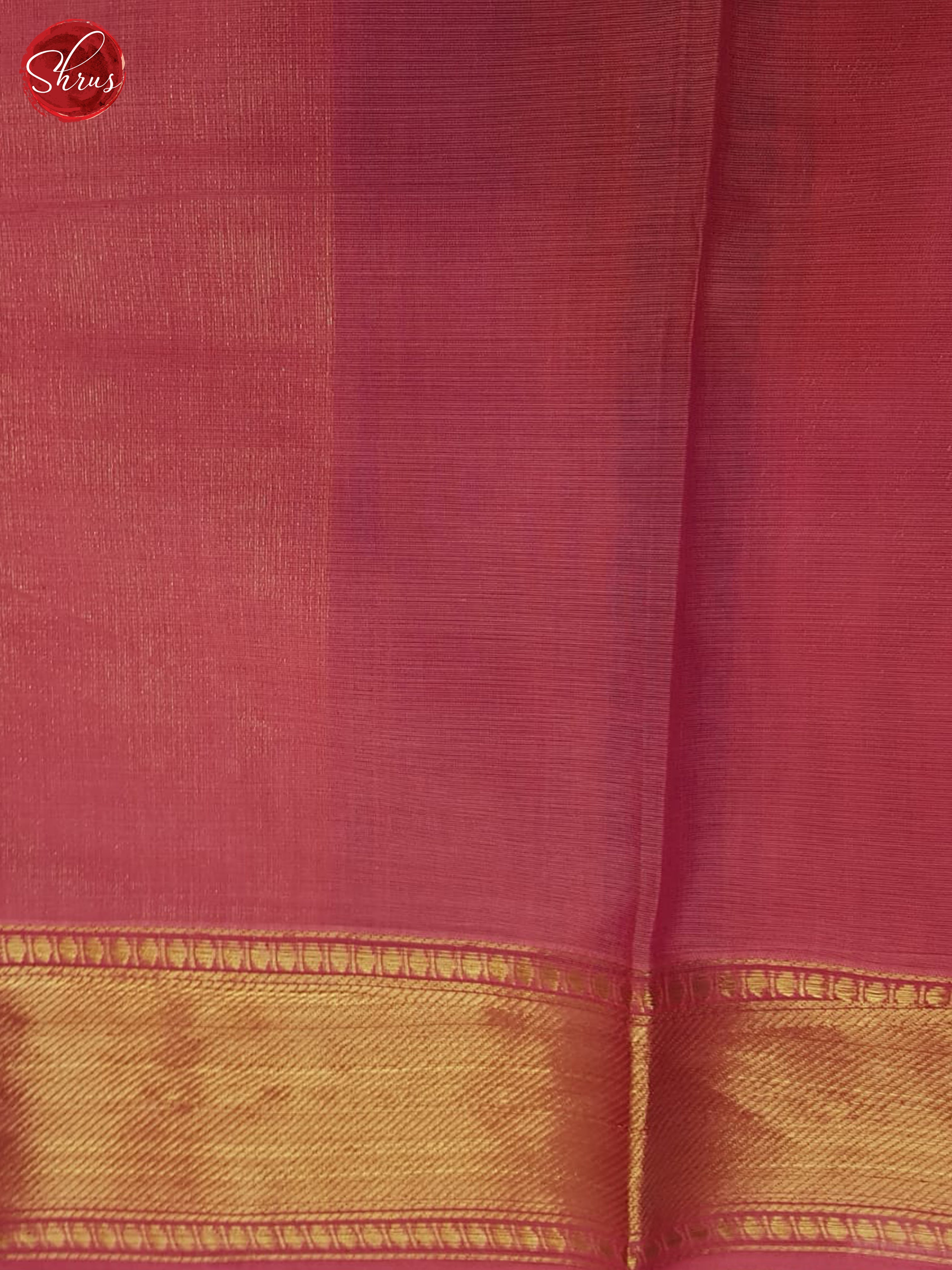 Grey And Pink- Kanchi Cotton Saree - Shop on ShrusEternity.com