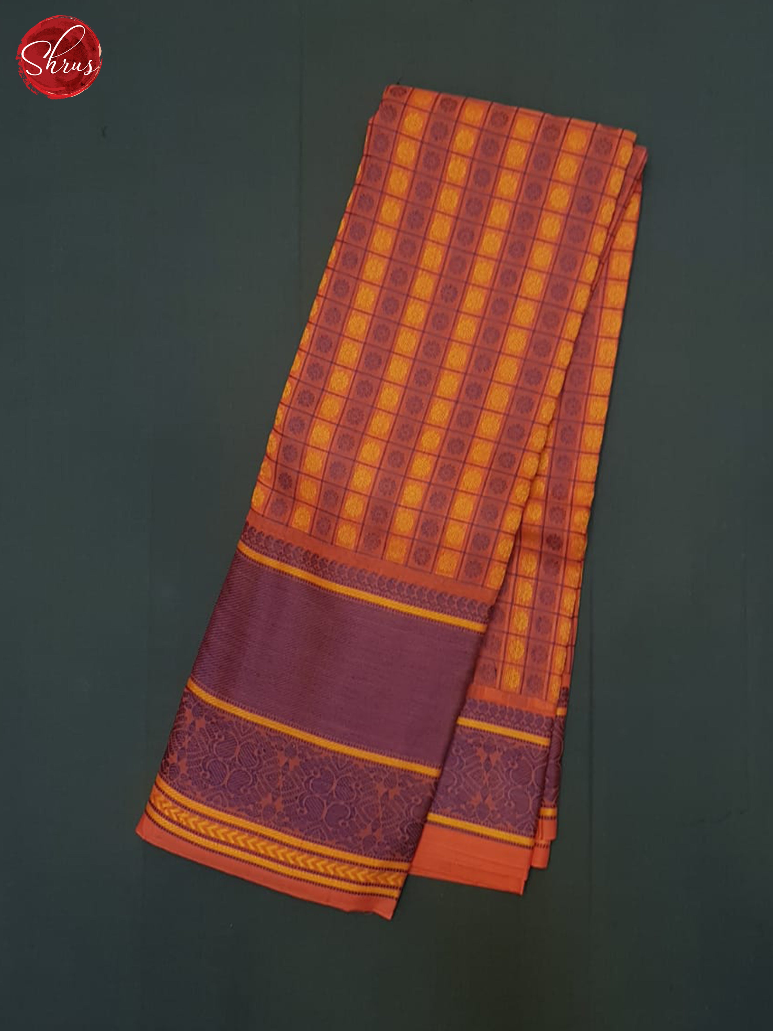 Pink And Purple - Kanchi Cotton Saree - Shop on ShrusEternity.com