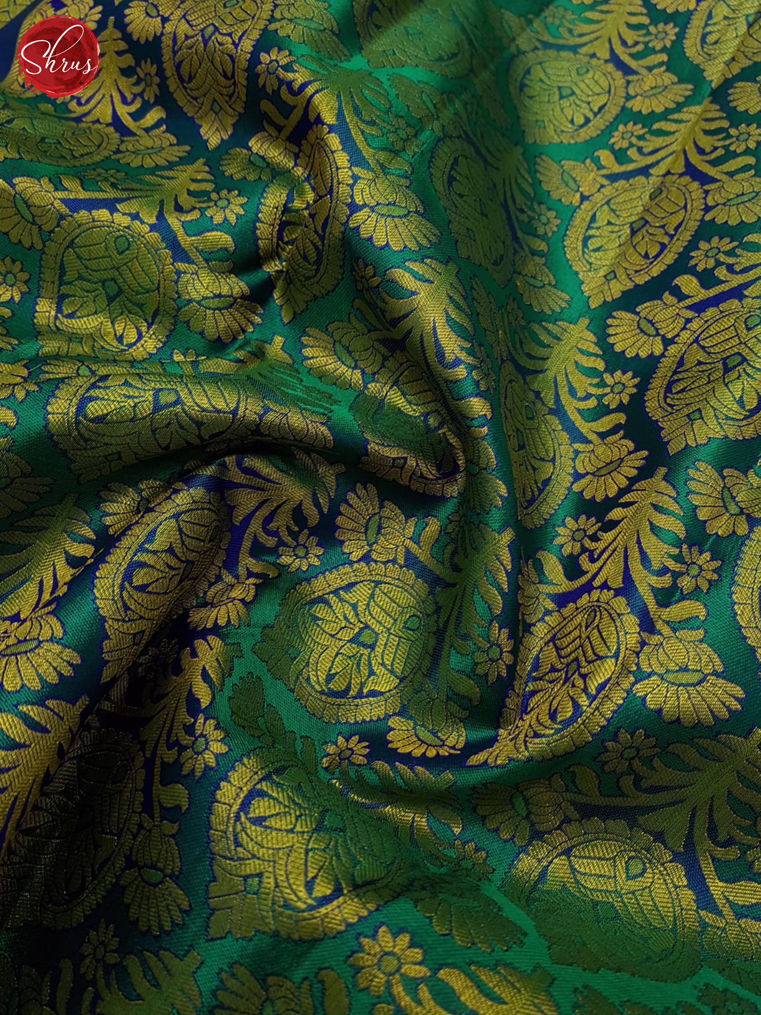 Green And Purple- Kanchipuram silk saree - Shop on ShrusEternity.com