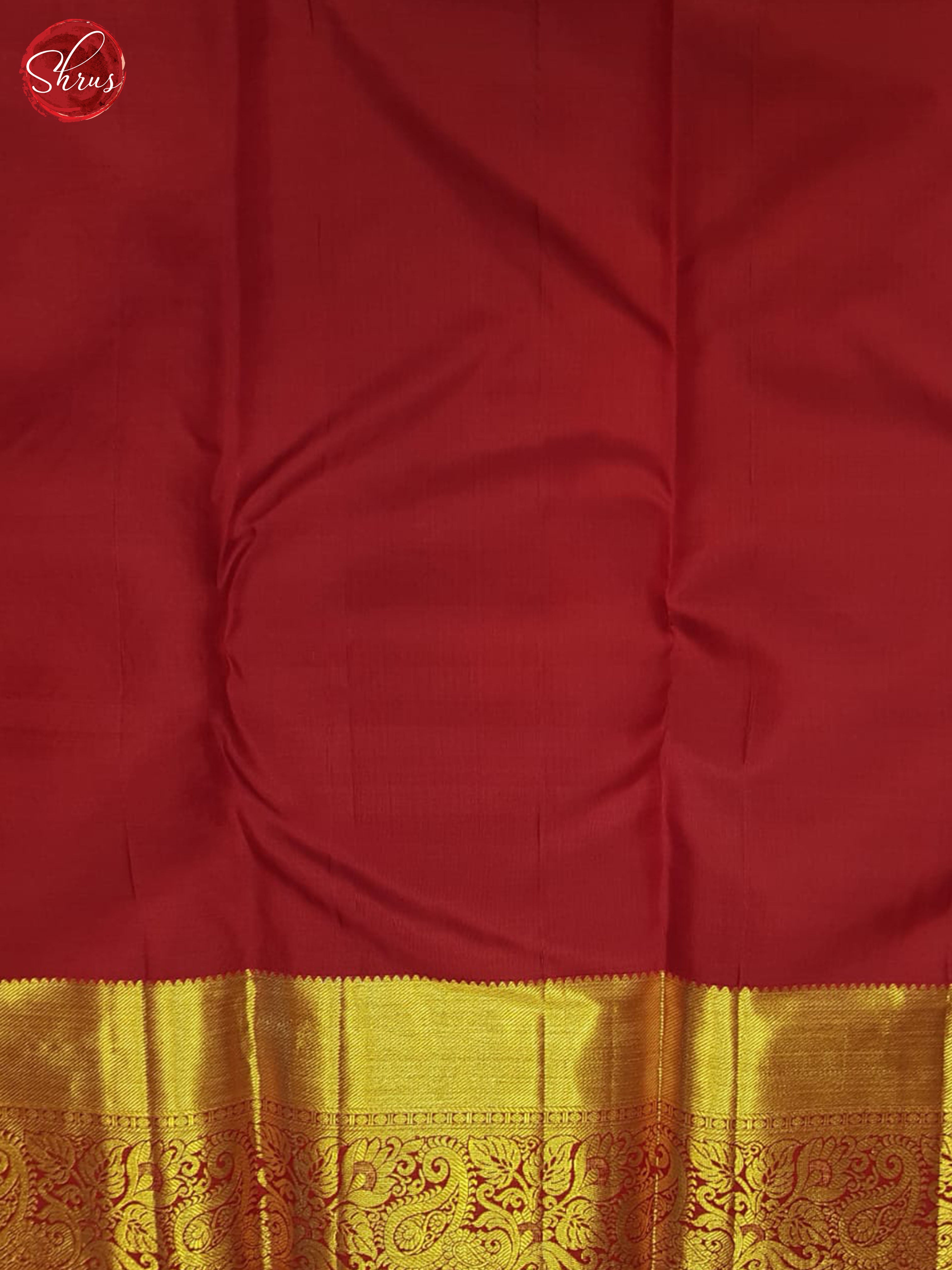 Arakku Maroon(single tone)-Kanchipuram Silk Saree - Shop on ShrusEternity.com