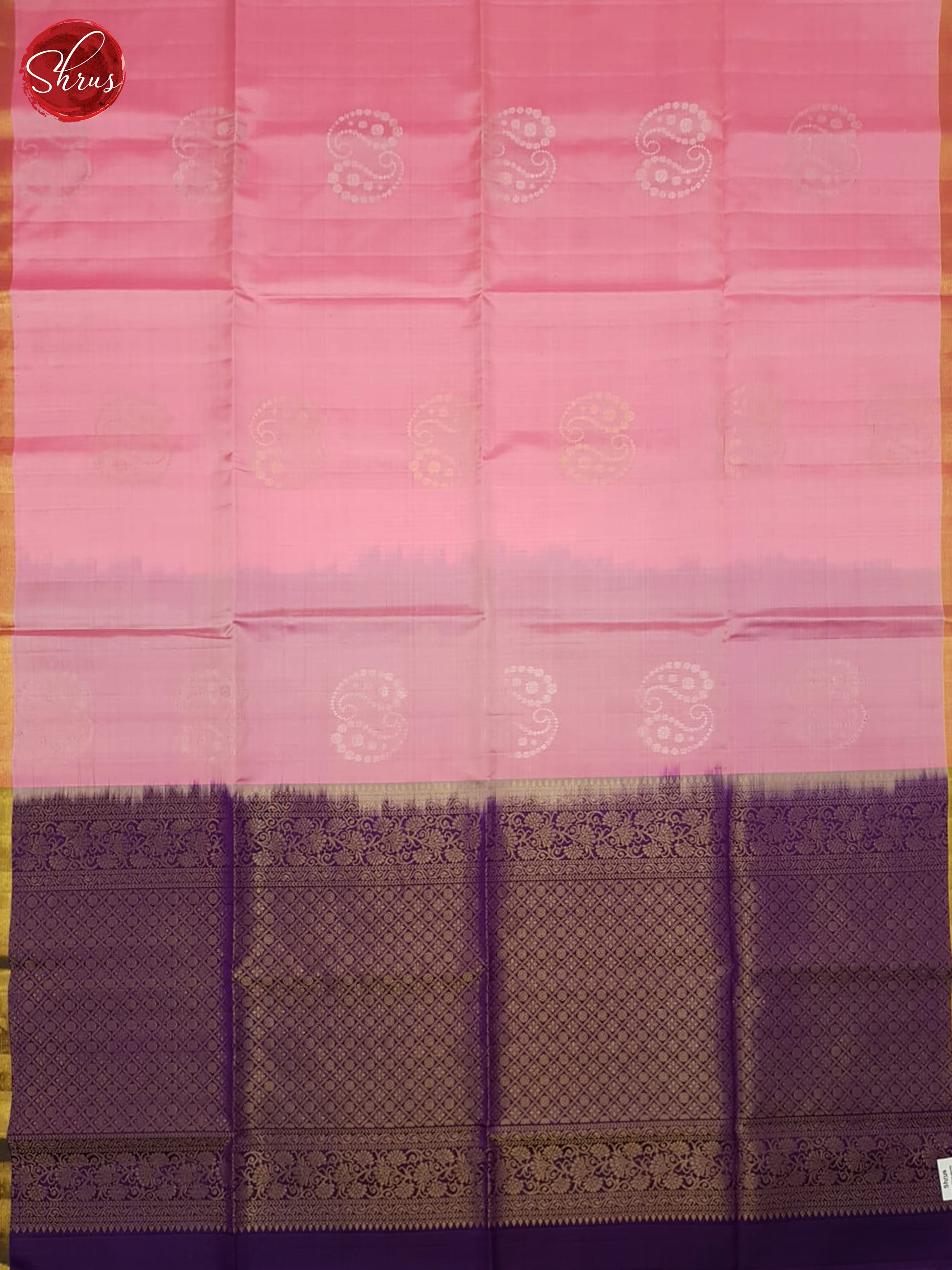 Pink & Purple- Soft Silk Saree - Shop on ShrusEternity.com