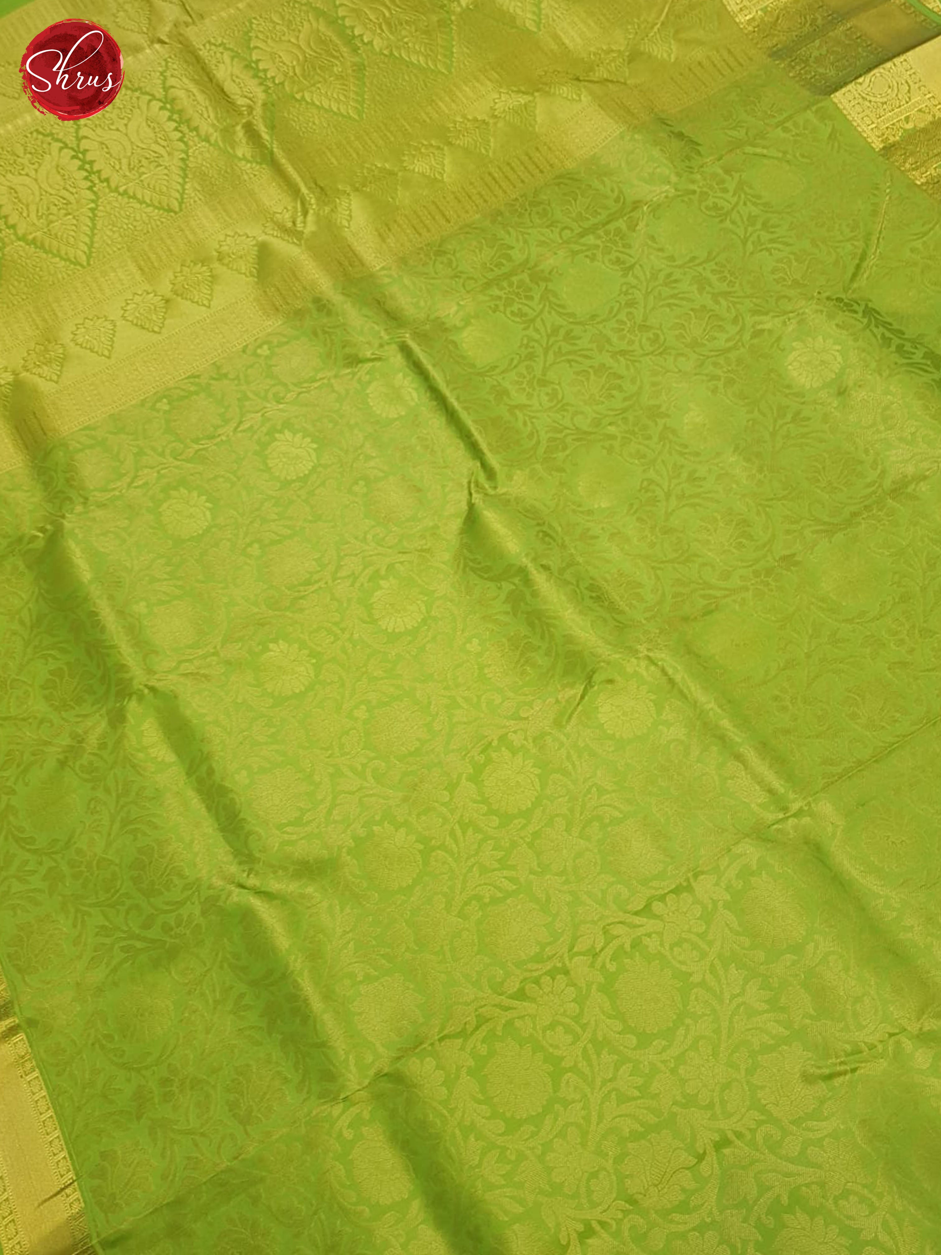 Green(Single tone)-Kanchipuram Silk Saree - Shop on ShrusEternity.com