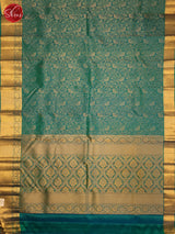 Blue(Single Tone) - Kanchipuram silk Saree - Shop on ShrusEternity.com