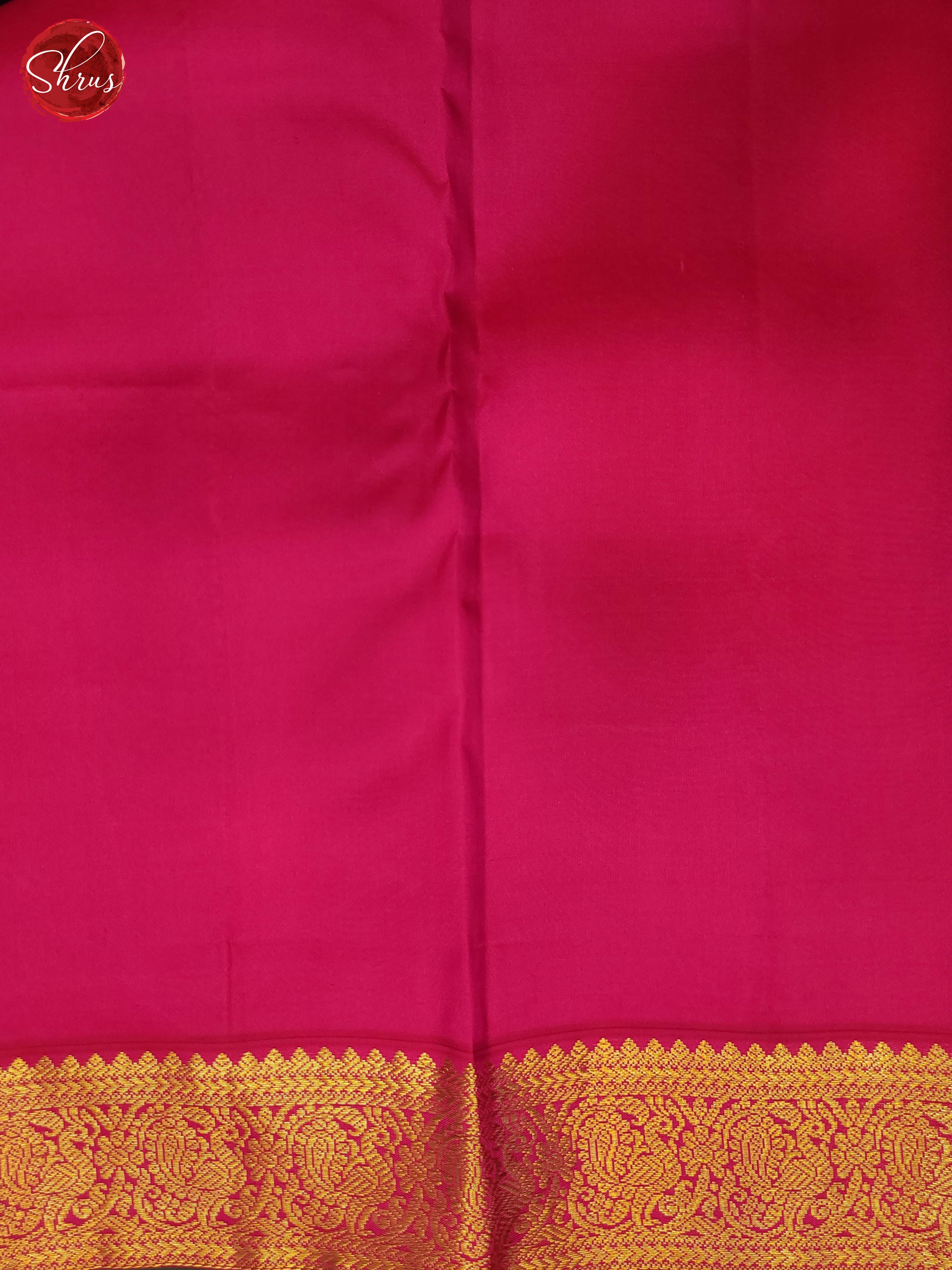 Navy Blue and pink-Kanchipuram Silk Saree - Shop on ShrusEternity.com