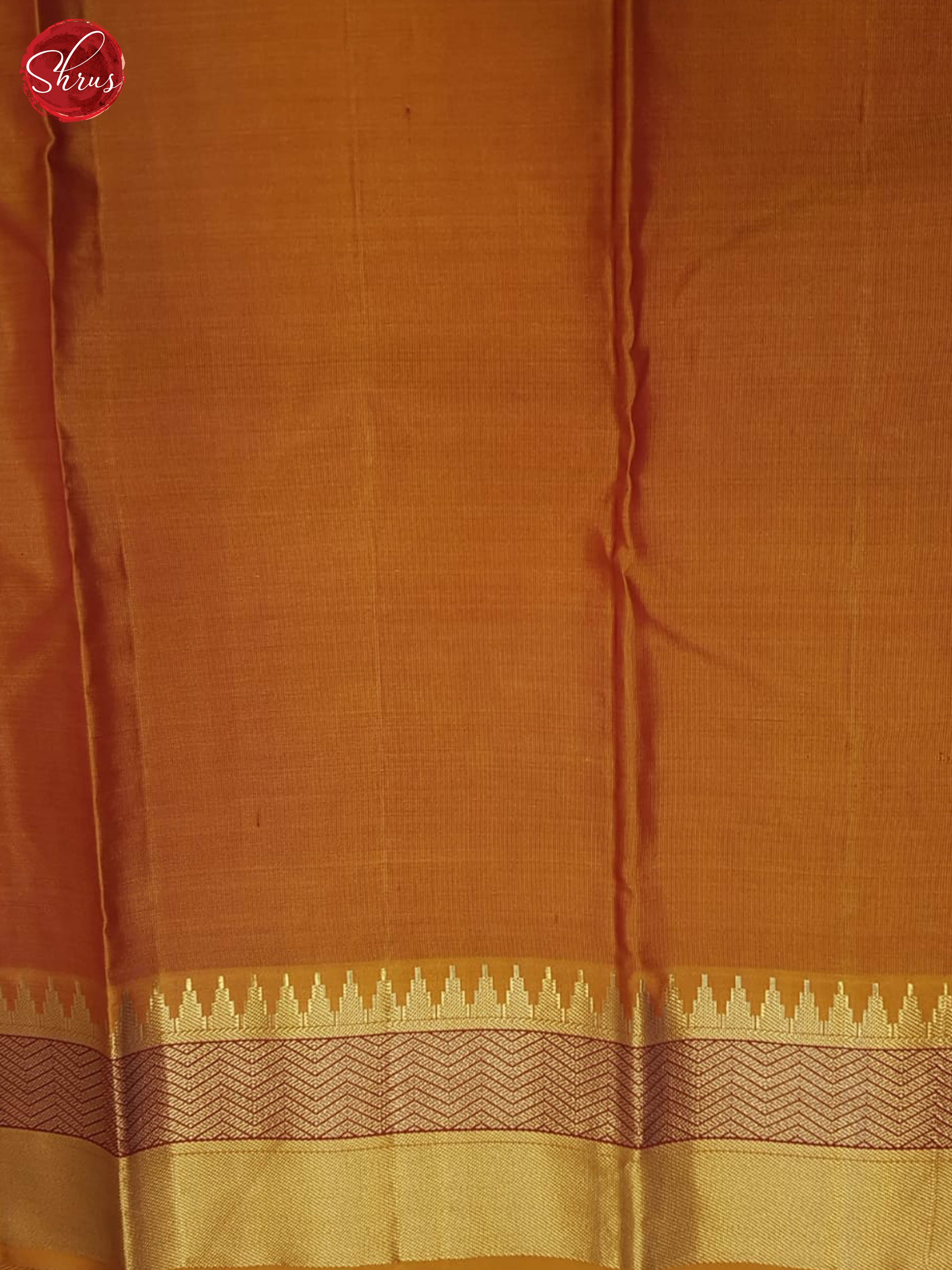 Cream And Honey-Kanchipuram Silk Saree - Shop on ShrusEternity.com