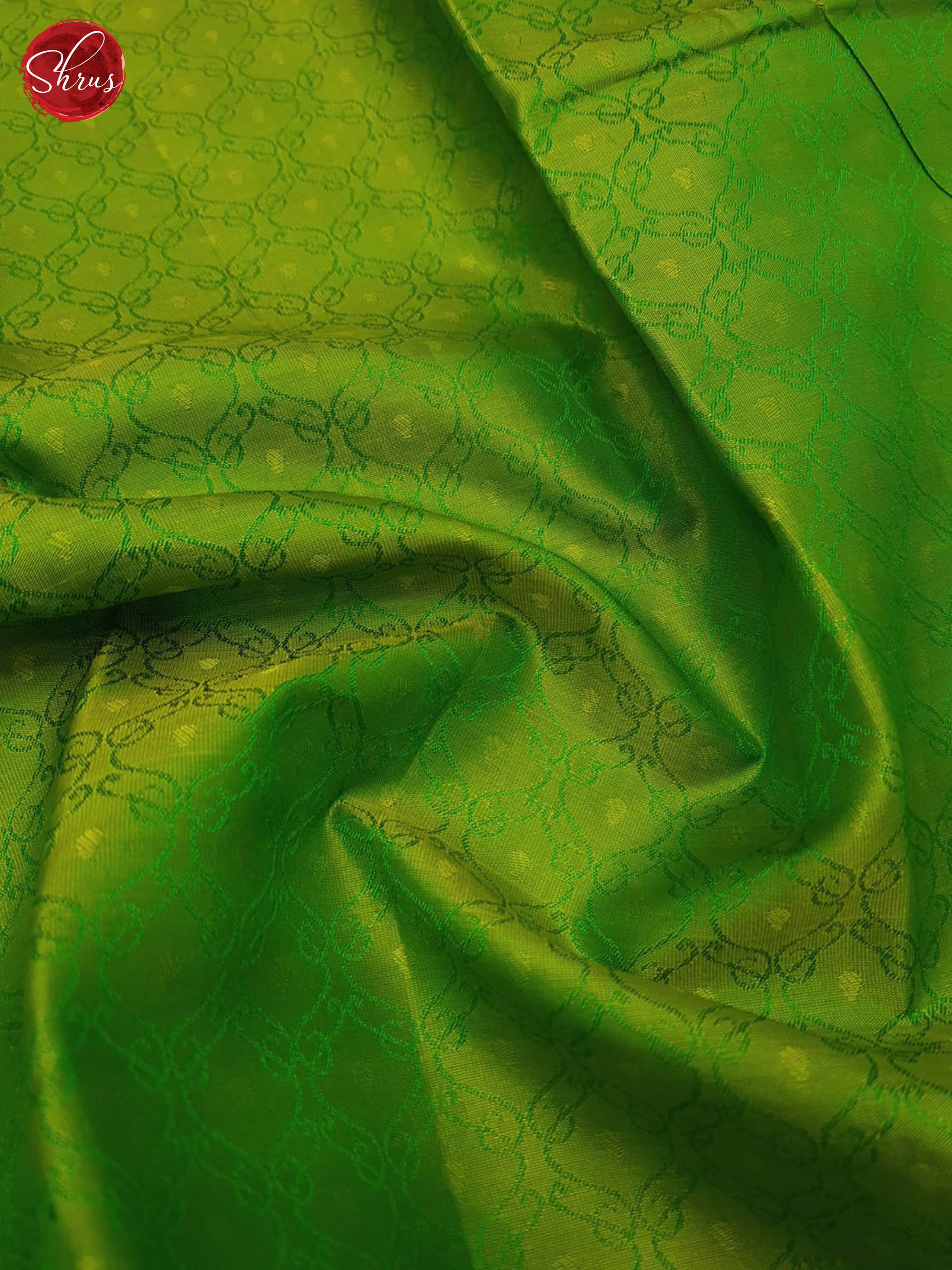 Green And Blue-Kanchipuram Silk Saree - Shop on ShrusEternity.com