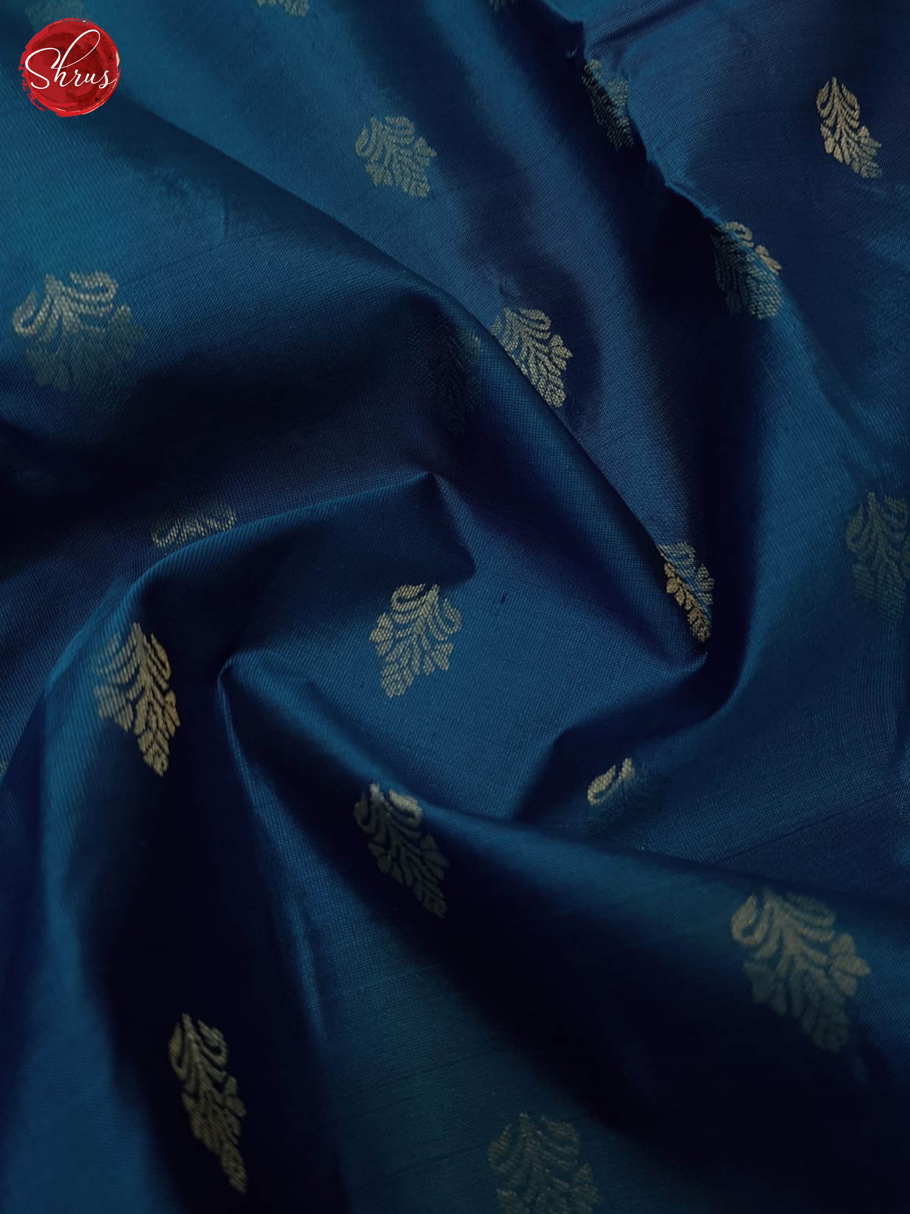 Blue And Wine-Kanchipuram Silk saree - Shop on ShrusEternity.com