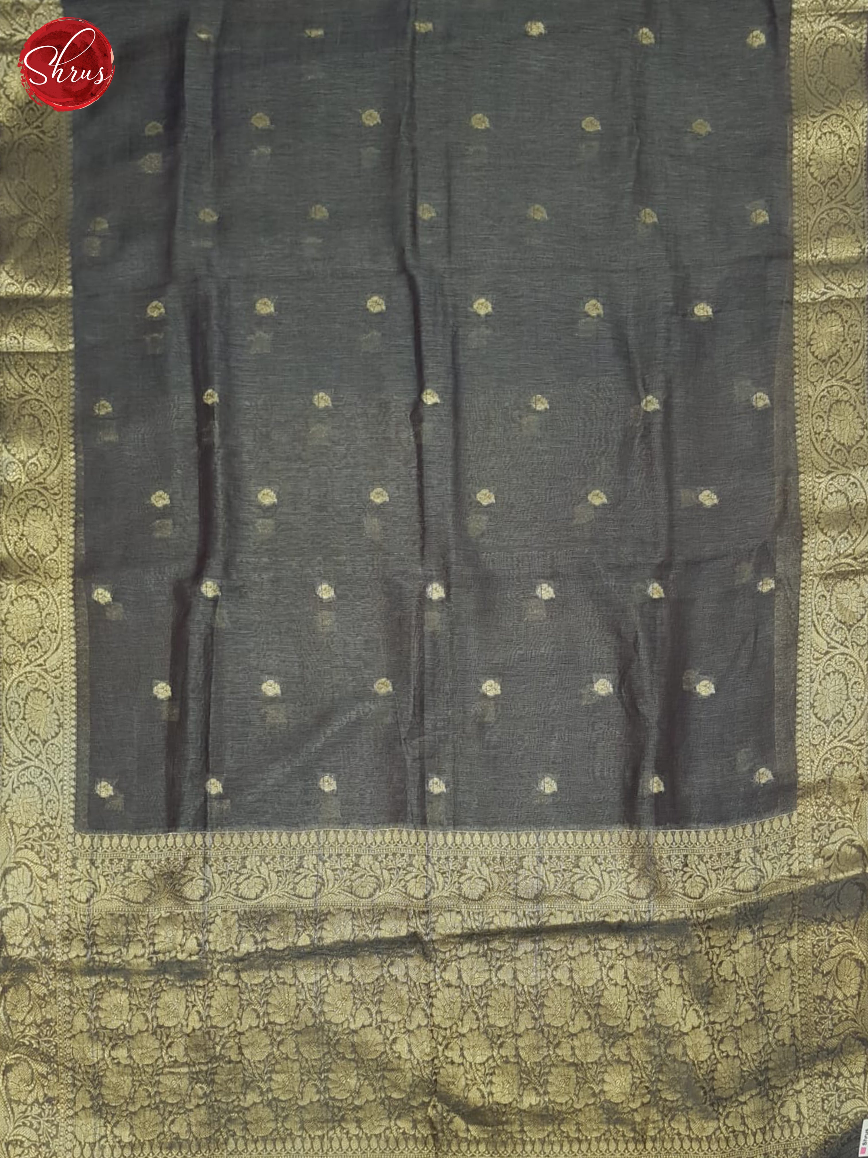 BJS09174 - Linen silk Saree - Shop on ShrusEternity.com