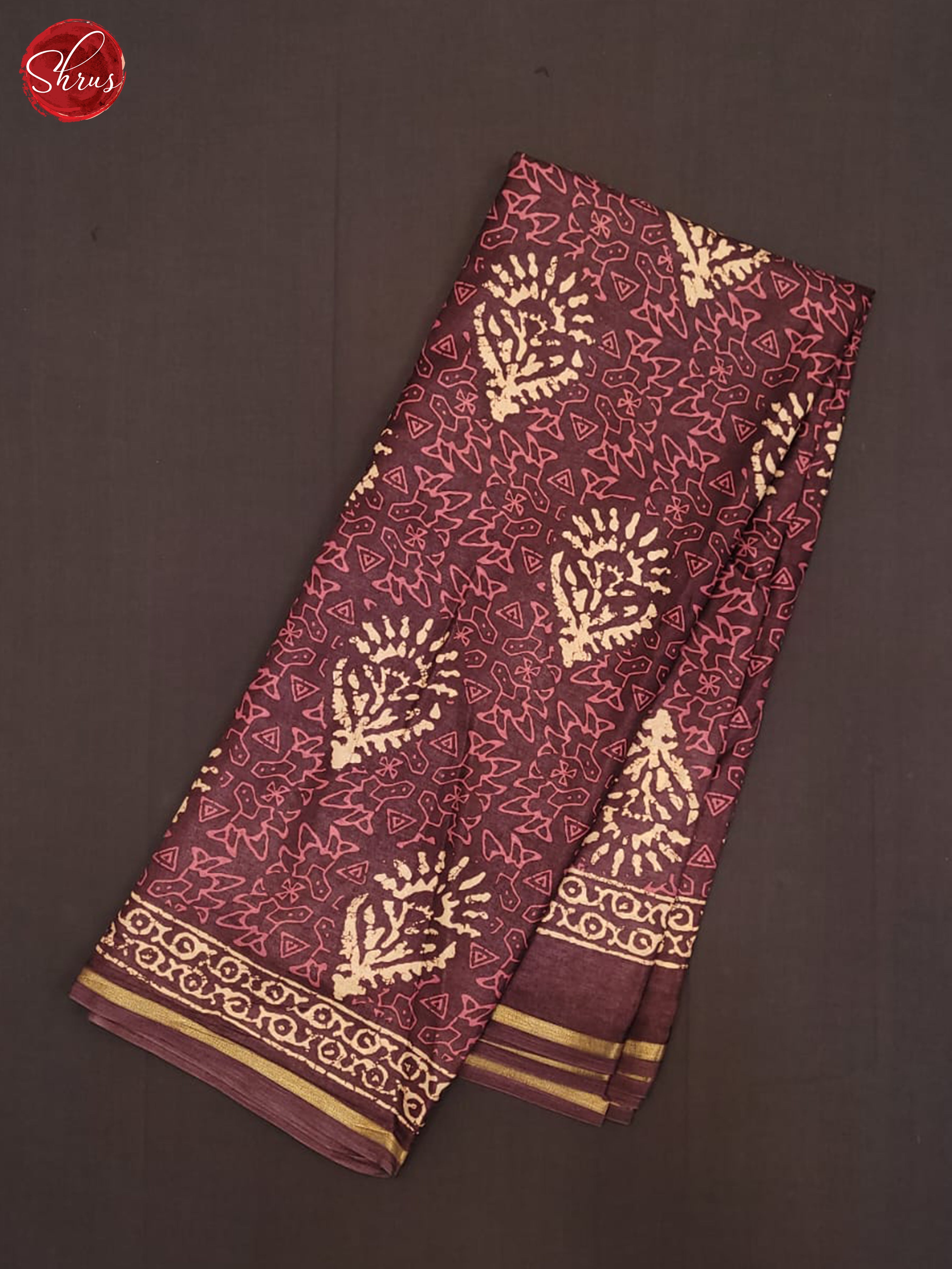dark onion pink(single tone)-semi crepe saree - Shop on ShrusEternity.com