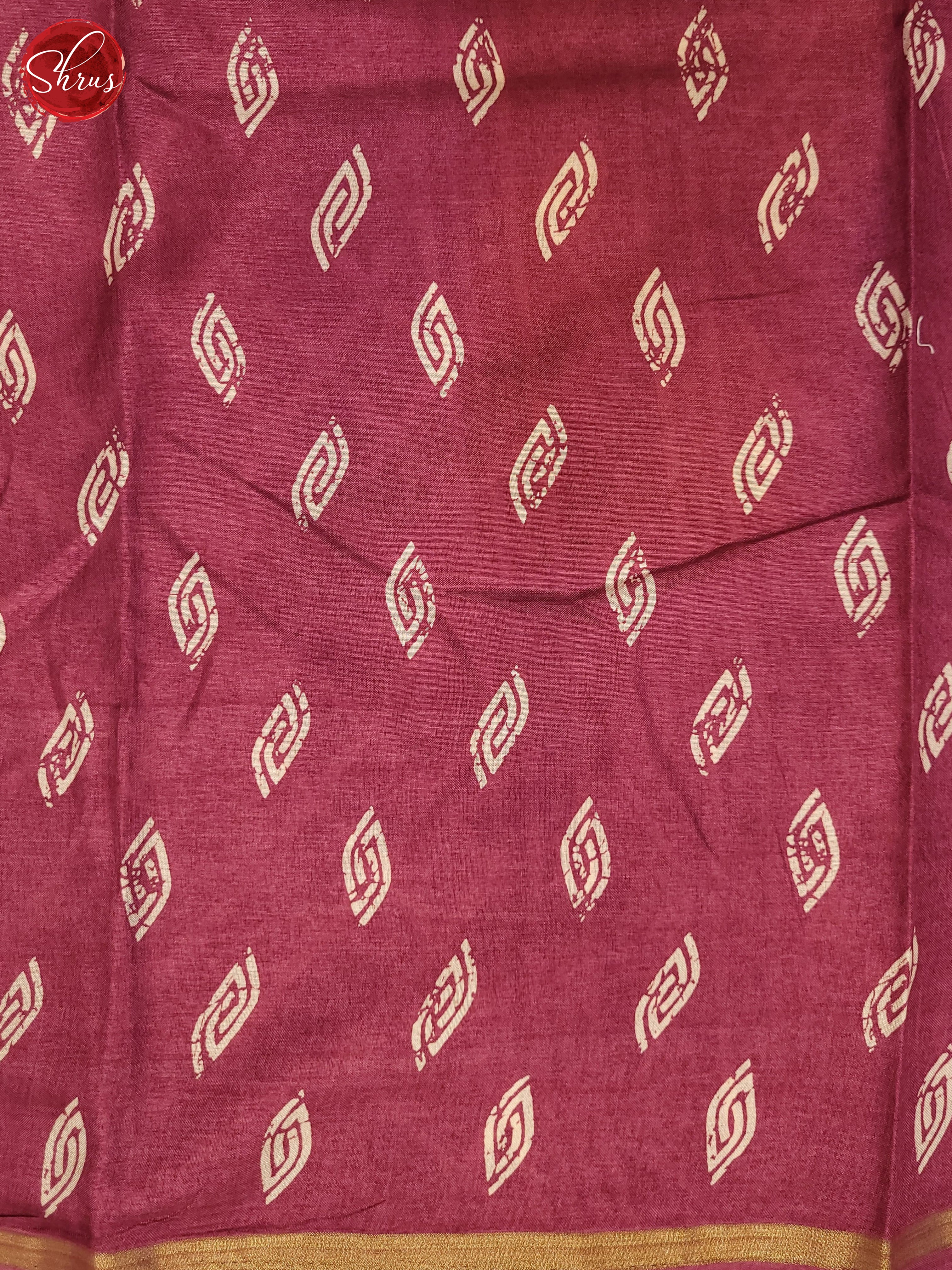 Pink(Single Tone)- Semi Crepe Saree - Shop on ShrusEternity.com