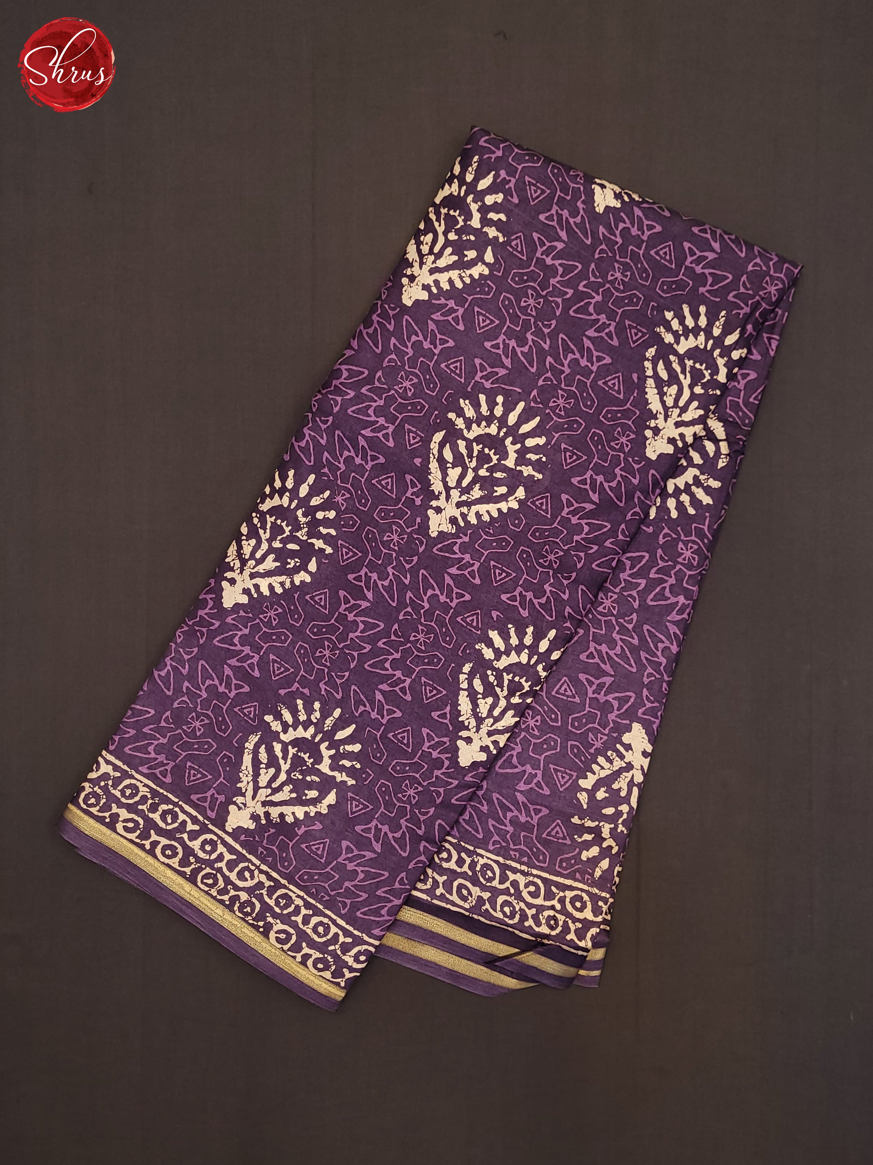 Lavender(Single Tone) - Semi Crepe Saree - Shop on ShrusEternity.com