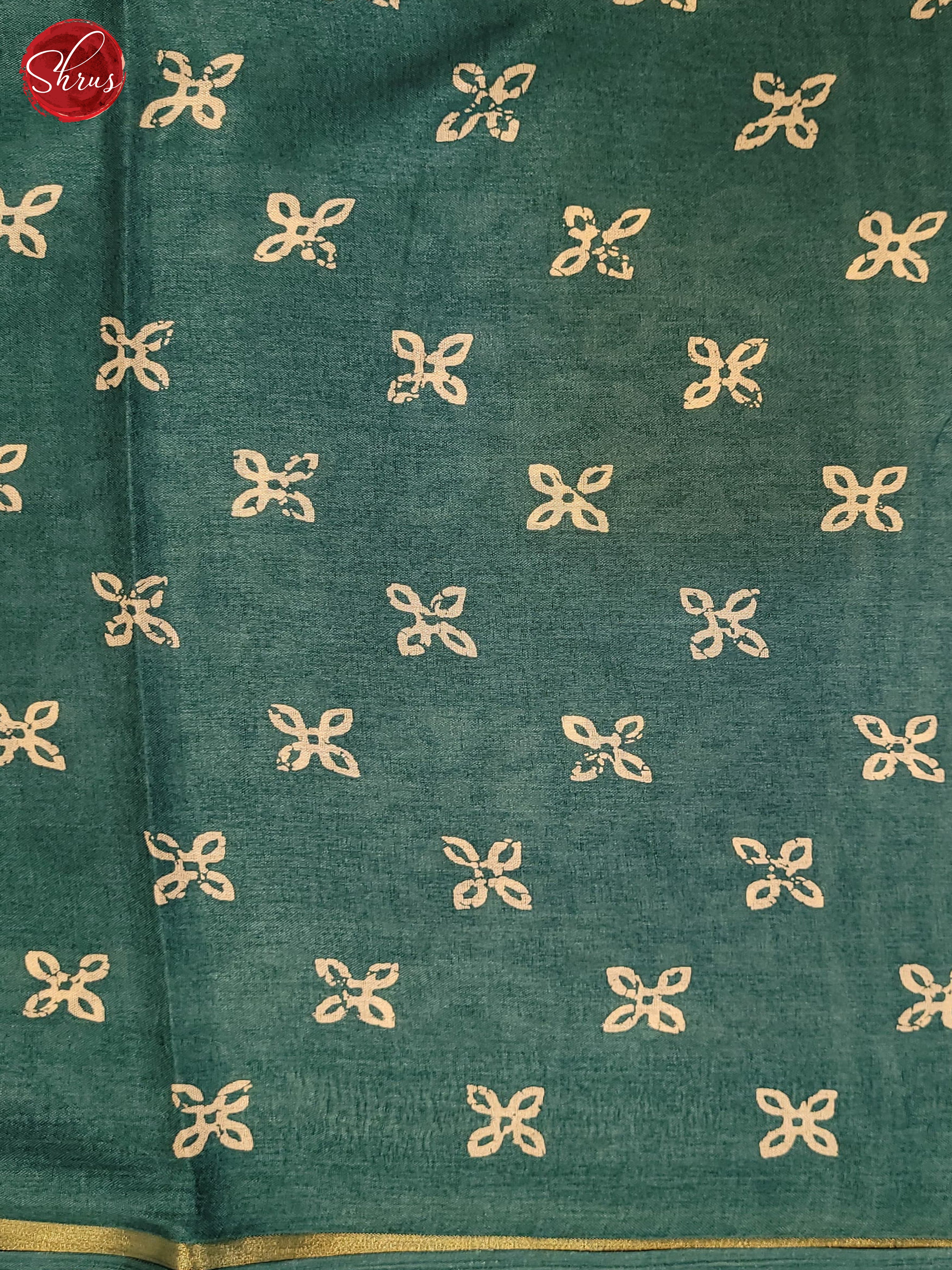 Green(Single Tone) - Semi Crepe Saree - Shop on ShrusEternity.com