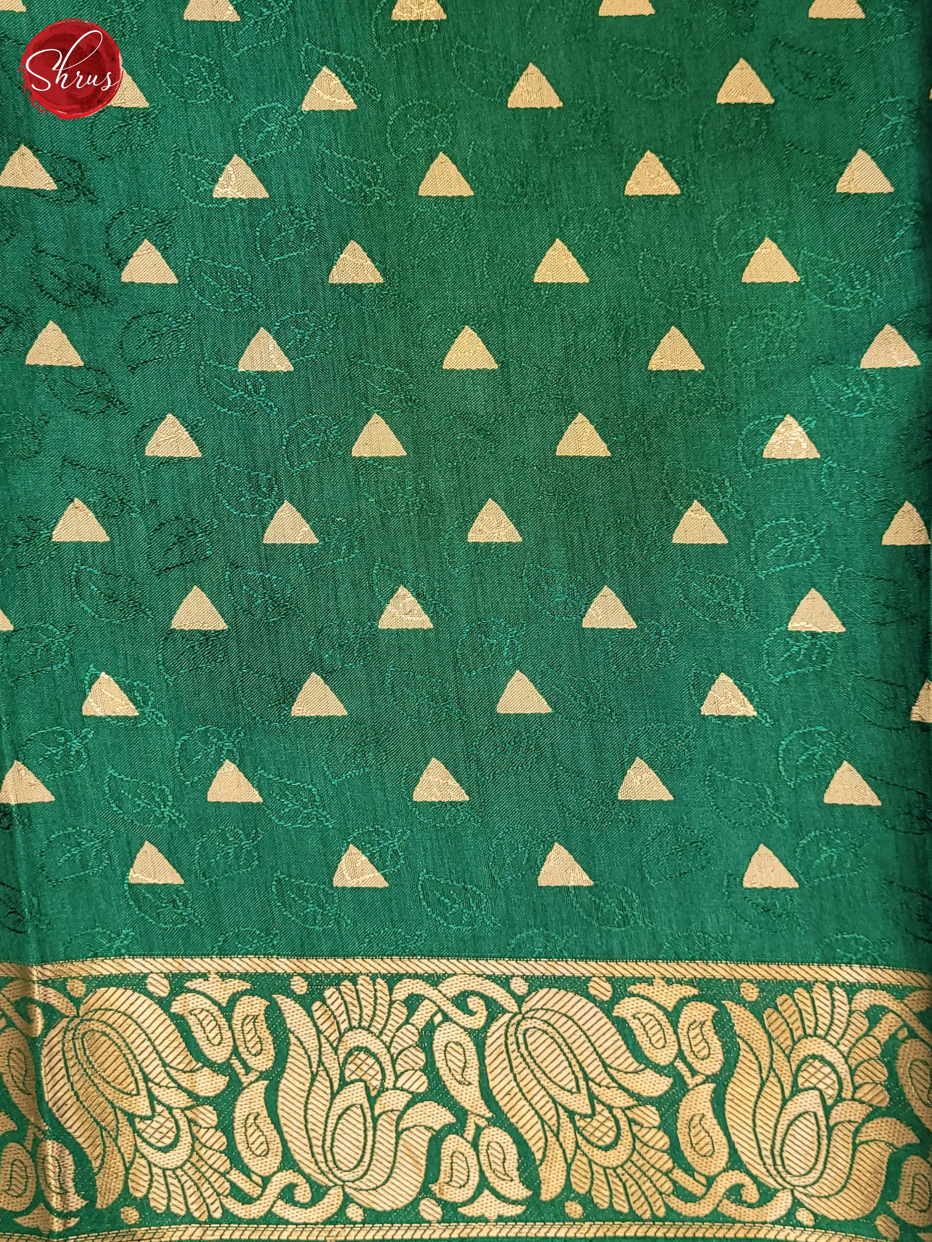 Green(Single Tone) - Semi Crepe Saree - Shop on ShrusEternity.com