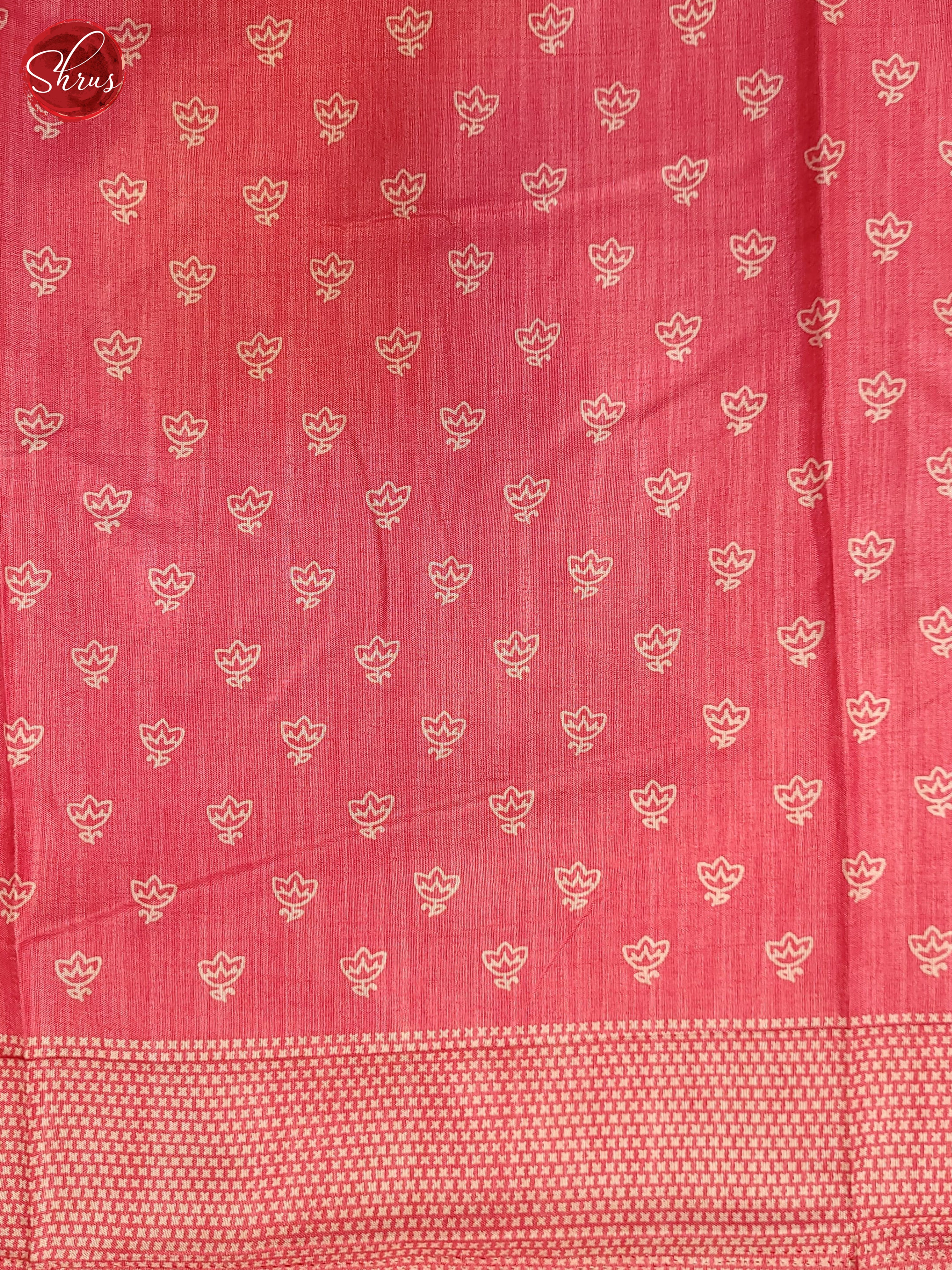 Pink(Single Tone) - Semi Crepe Saree - Shop on ShrusEternity.com