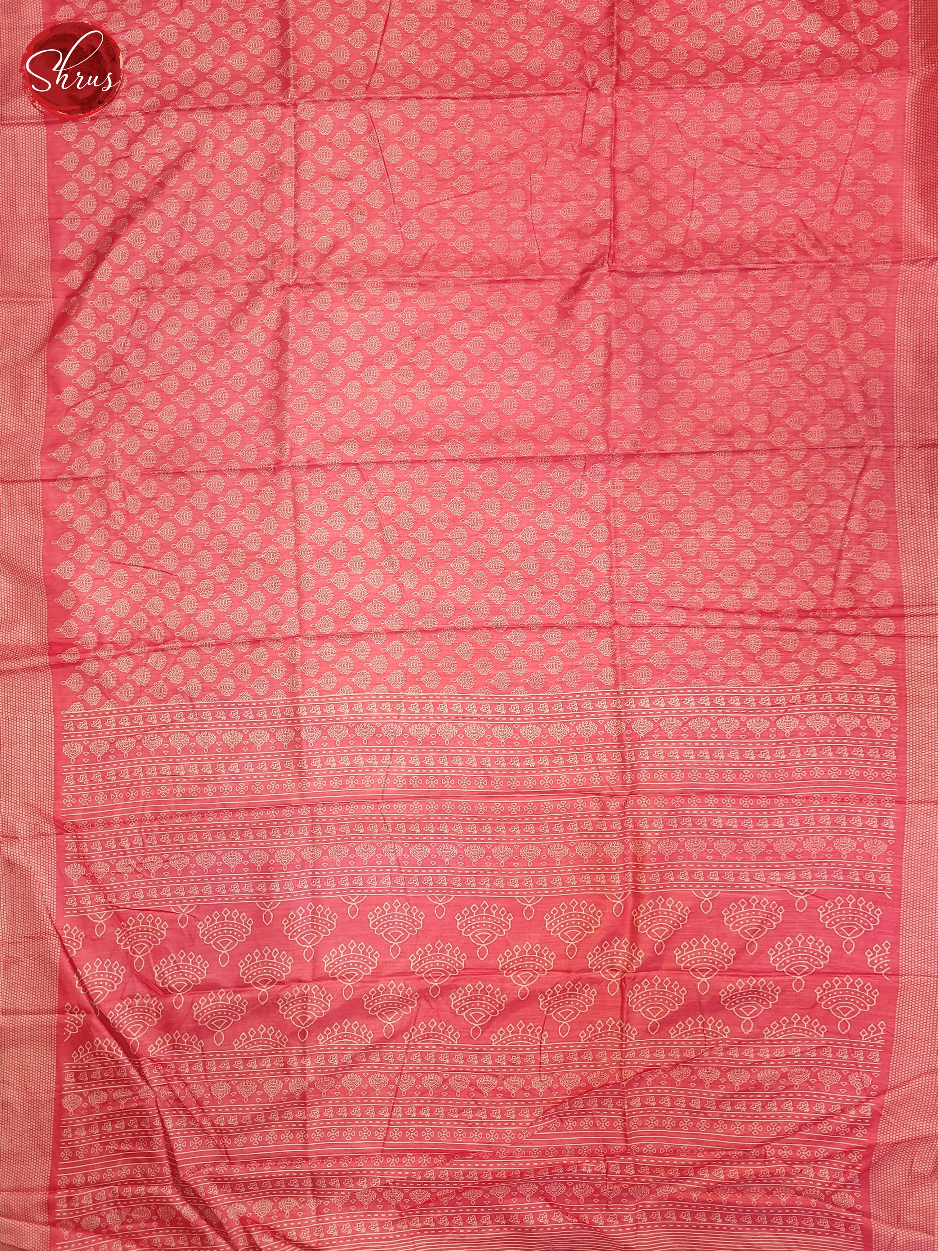 Pink(Single Tone) - Semi Crepe Saree - Shop on ShrusEternity.com