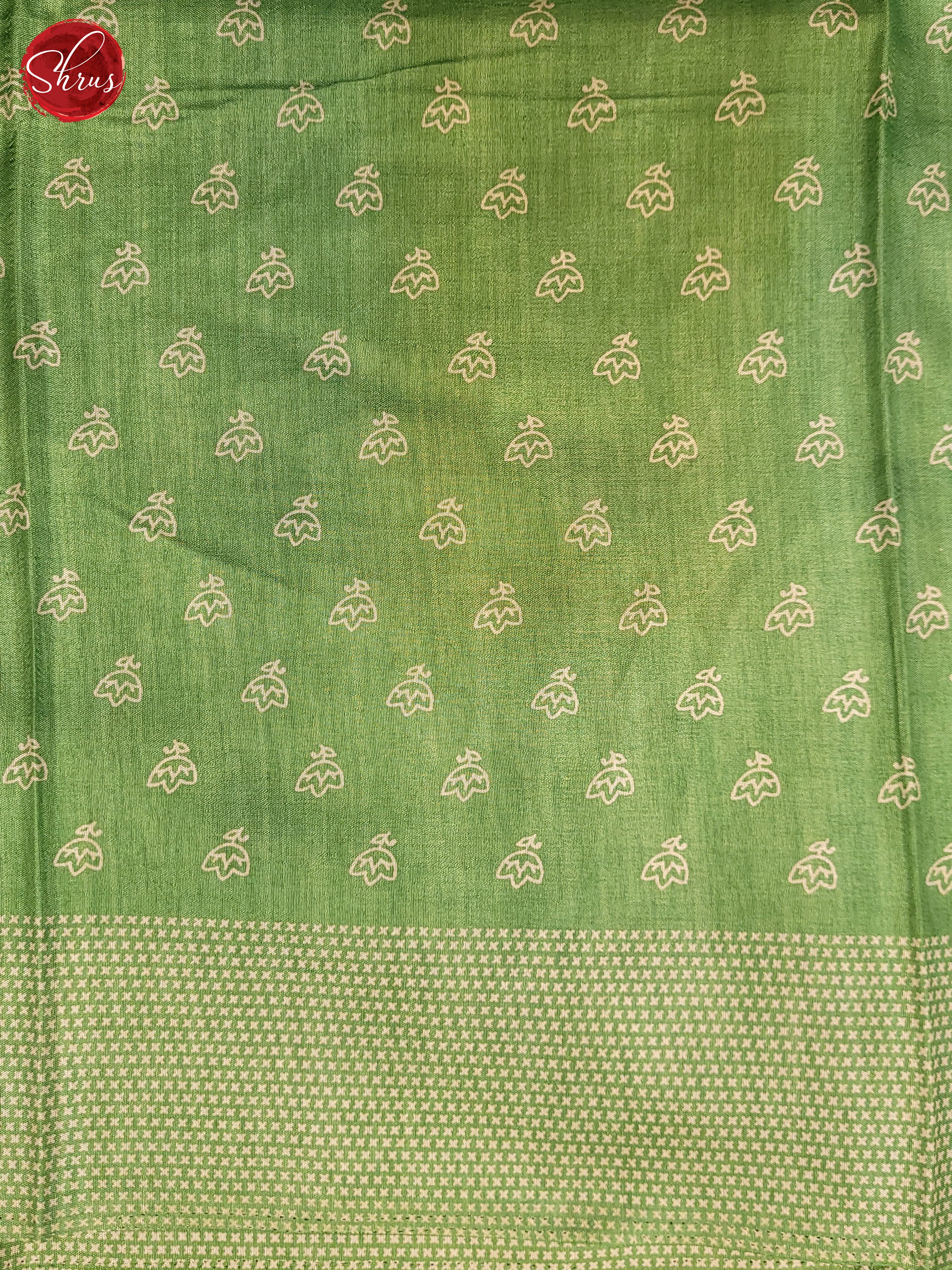 Green(single tone)- Semi Crepe Saree - Shop on ShrusEternity.com