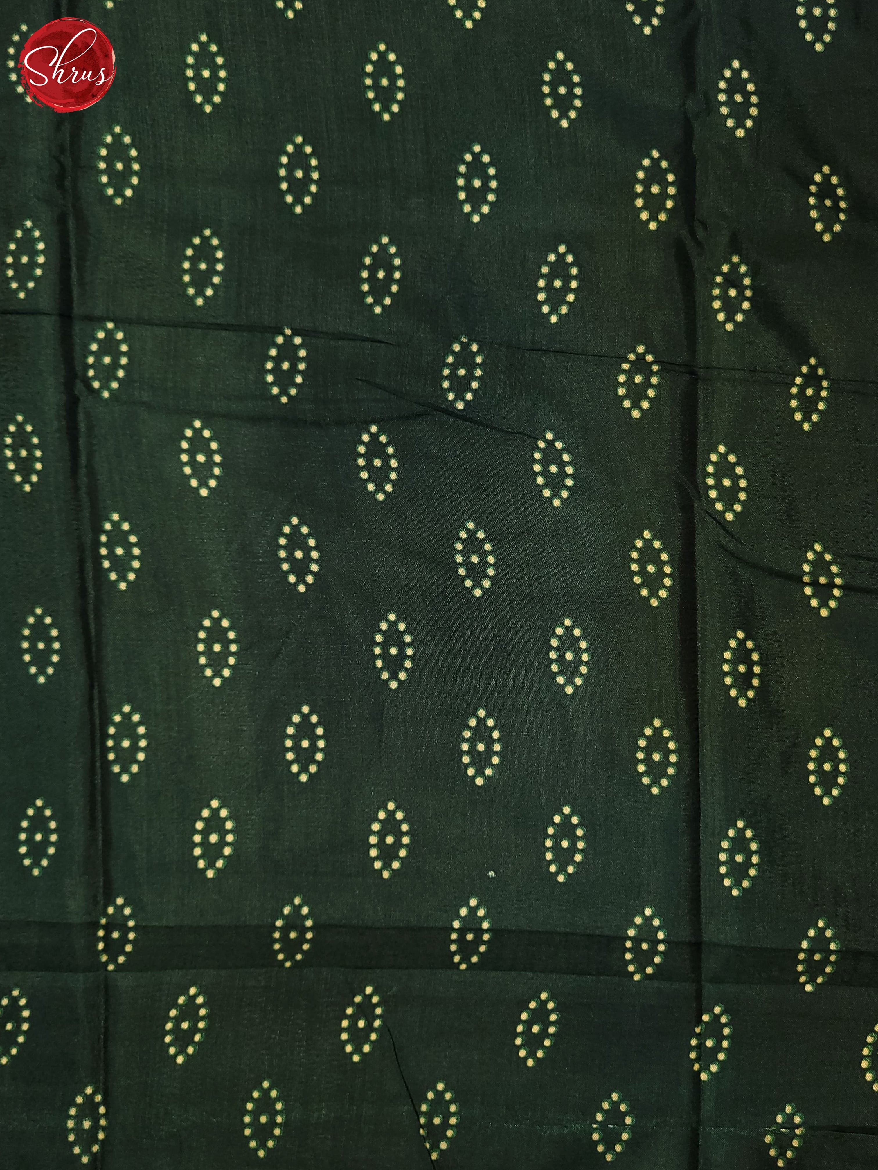 Green(Single Tone) - Semi Crepe Saree - Shop on ShrusEternity.com