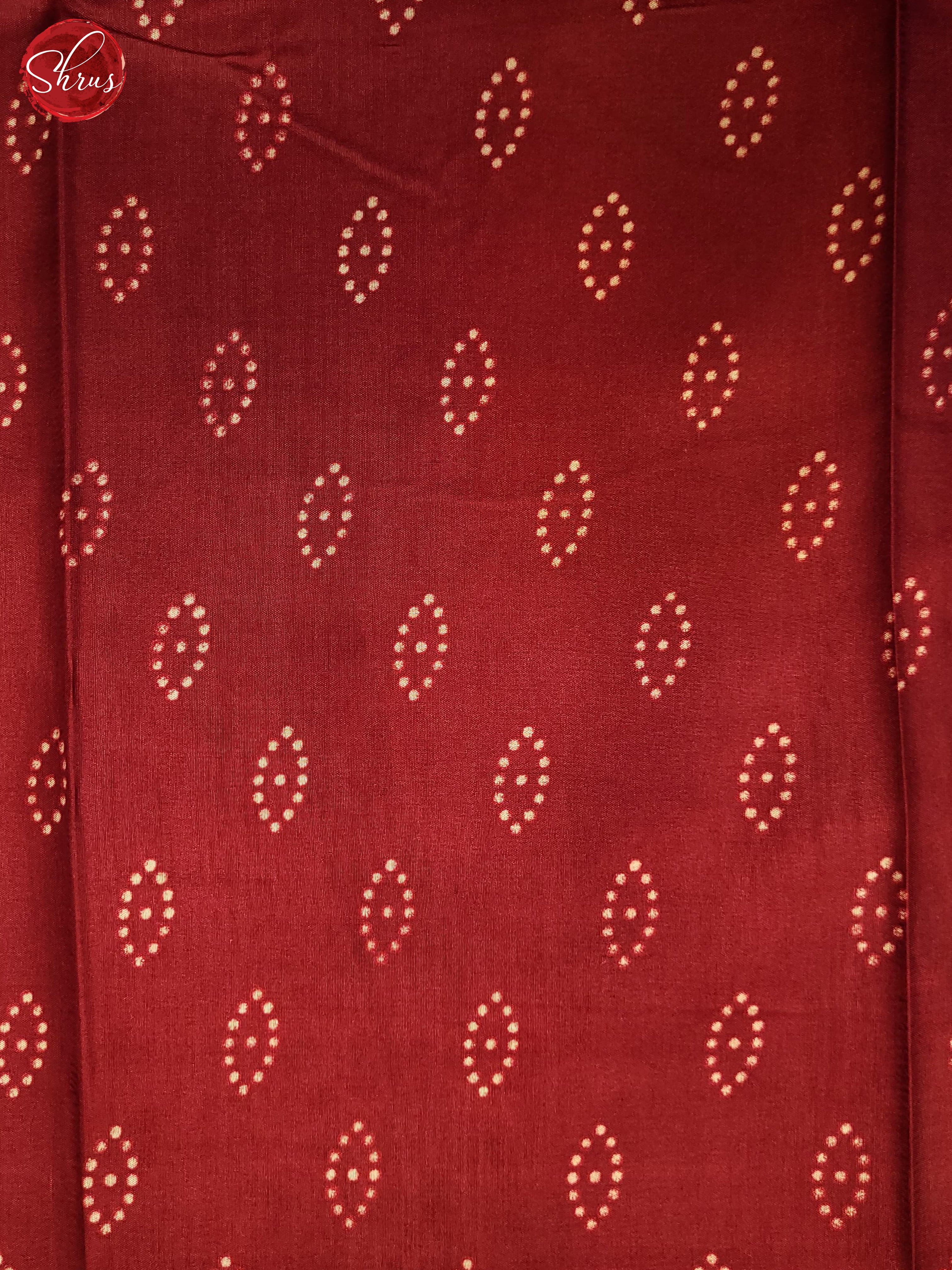 Red(Single Tone) - Semi Crepe Saree - Shop on ShrusEternity.com