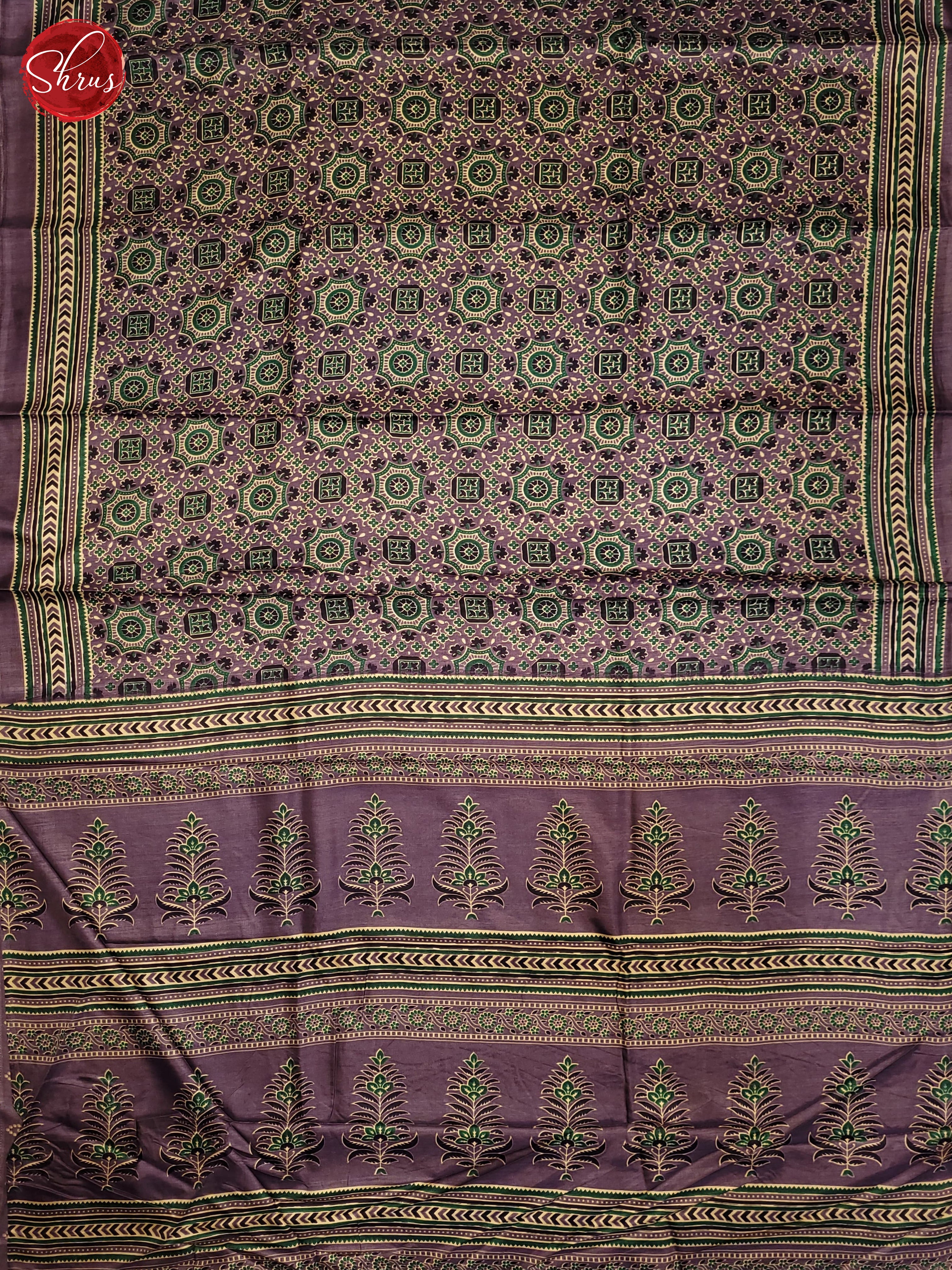 Lavender (Single Tone)- Semi Crepe Saree - Shop on ShrusEternity.com